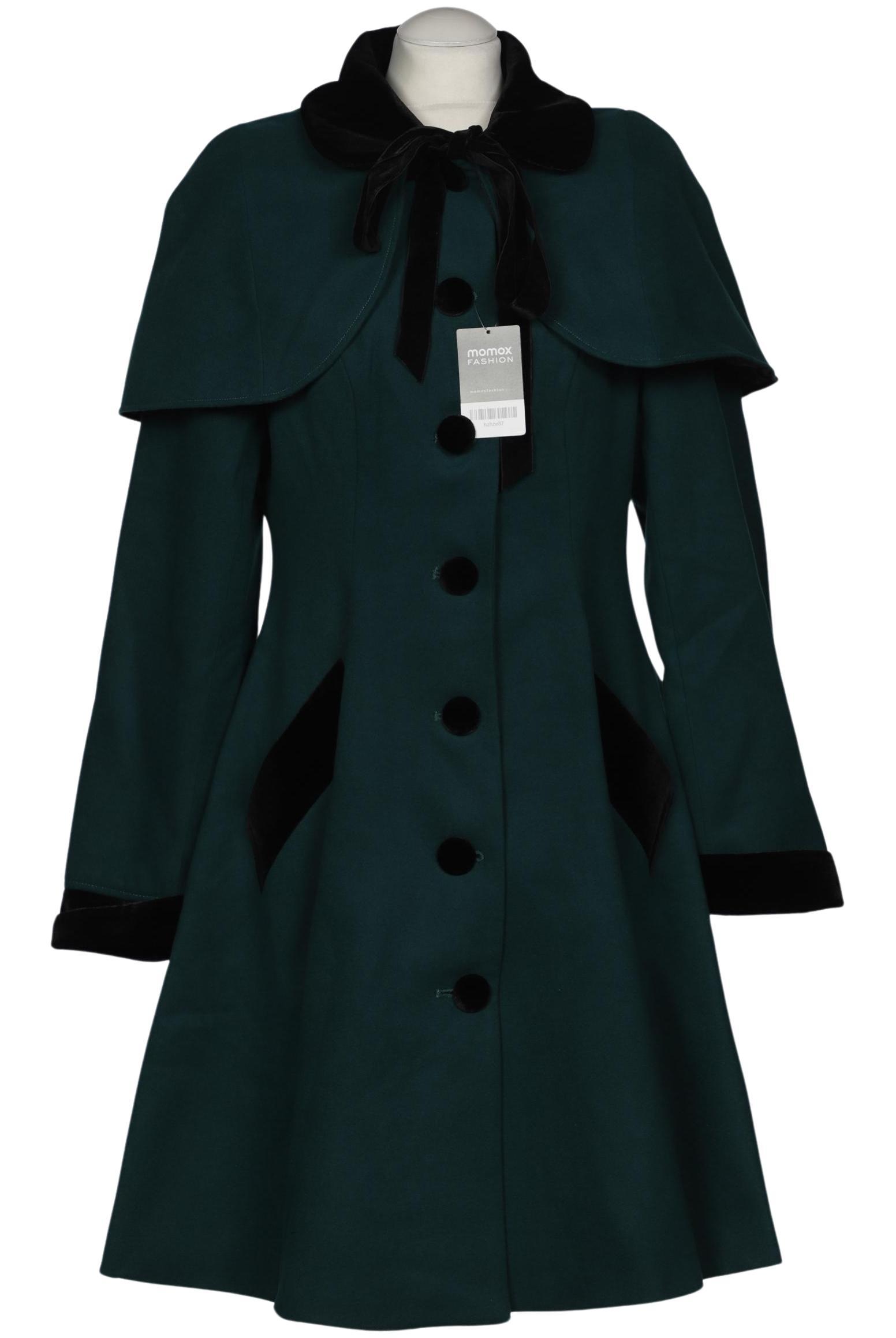 

Hell Bunny Damen Mantel, grün, Gr. 36