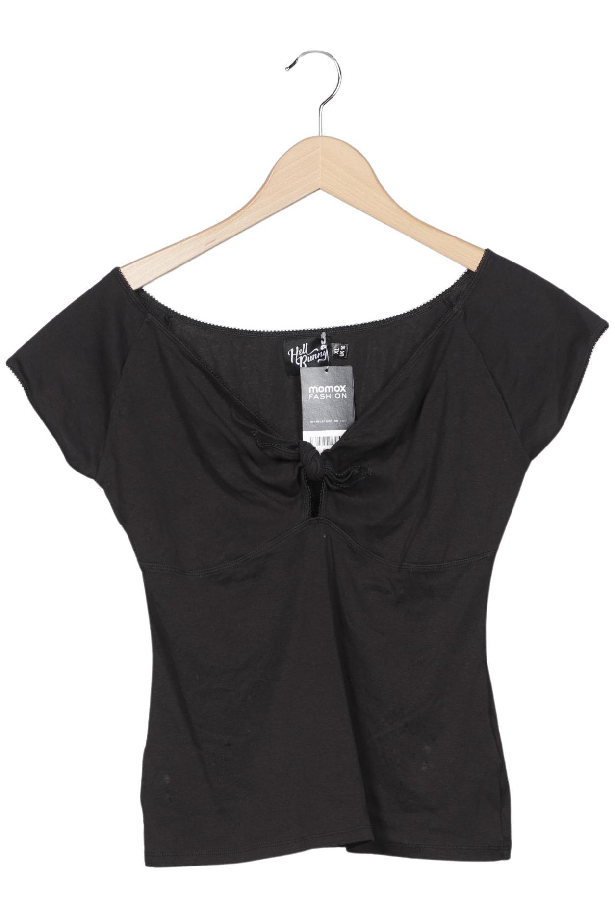 

Hell Bunny Damen T-Shirt, schwarz, Gr. 16