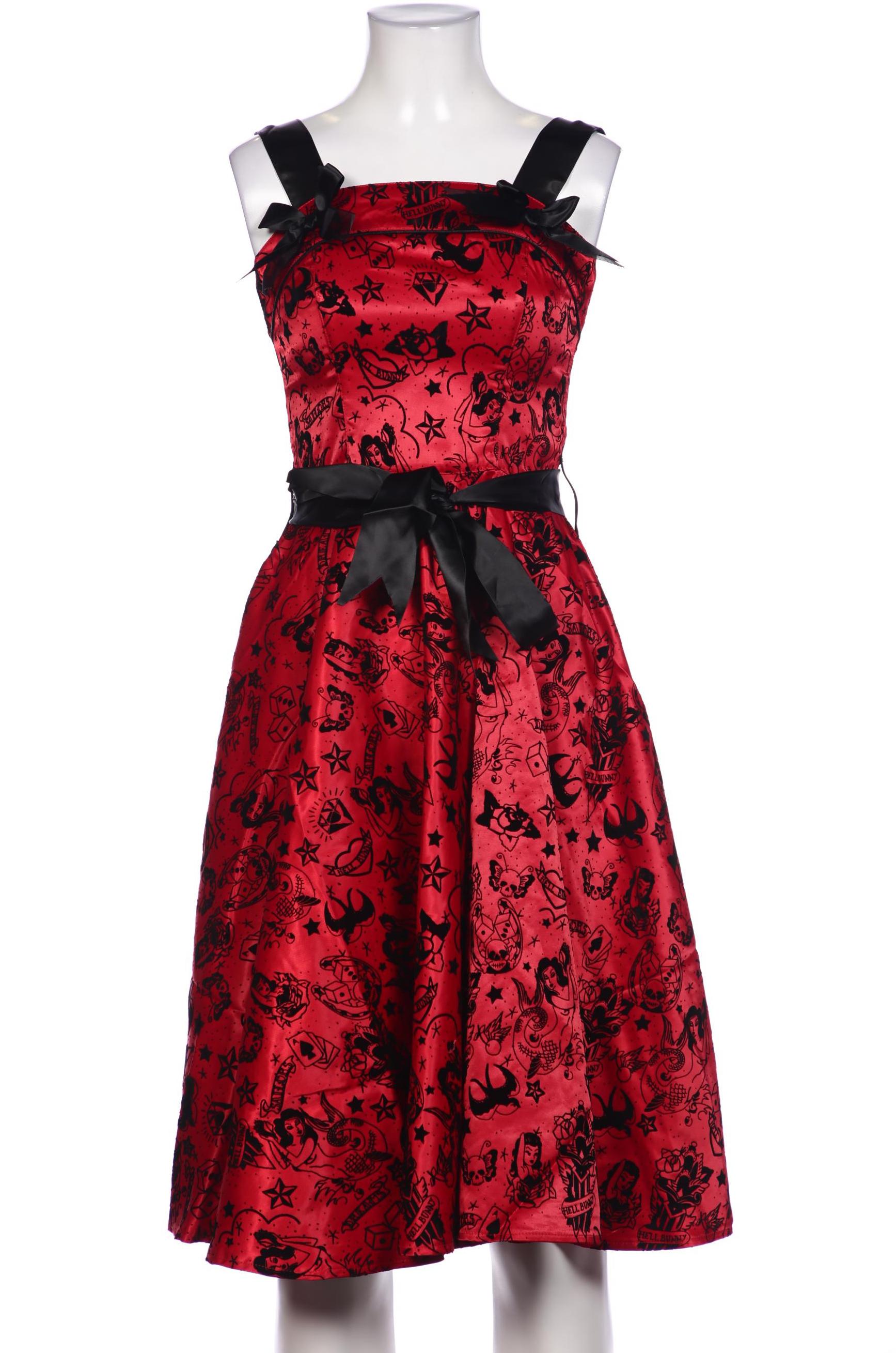 

Hell Bunny Damen Kleid, rot, Gr. 34