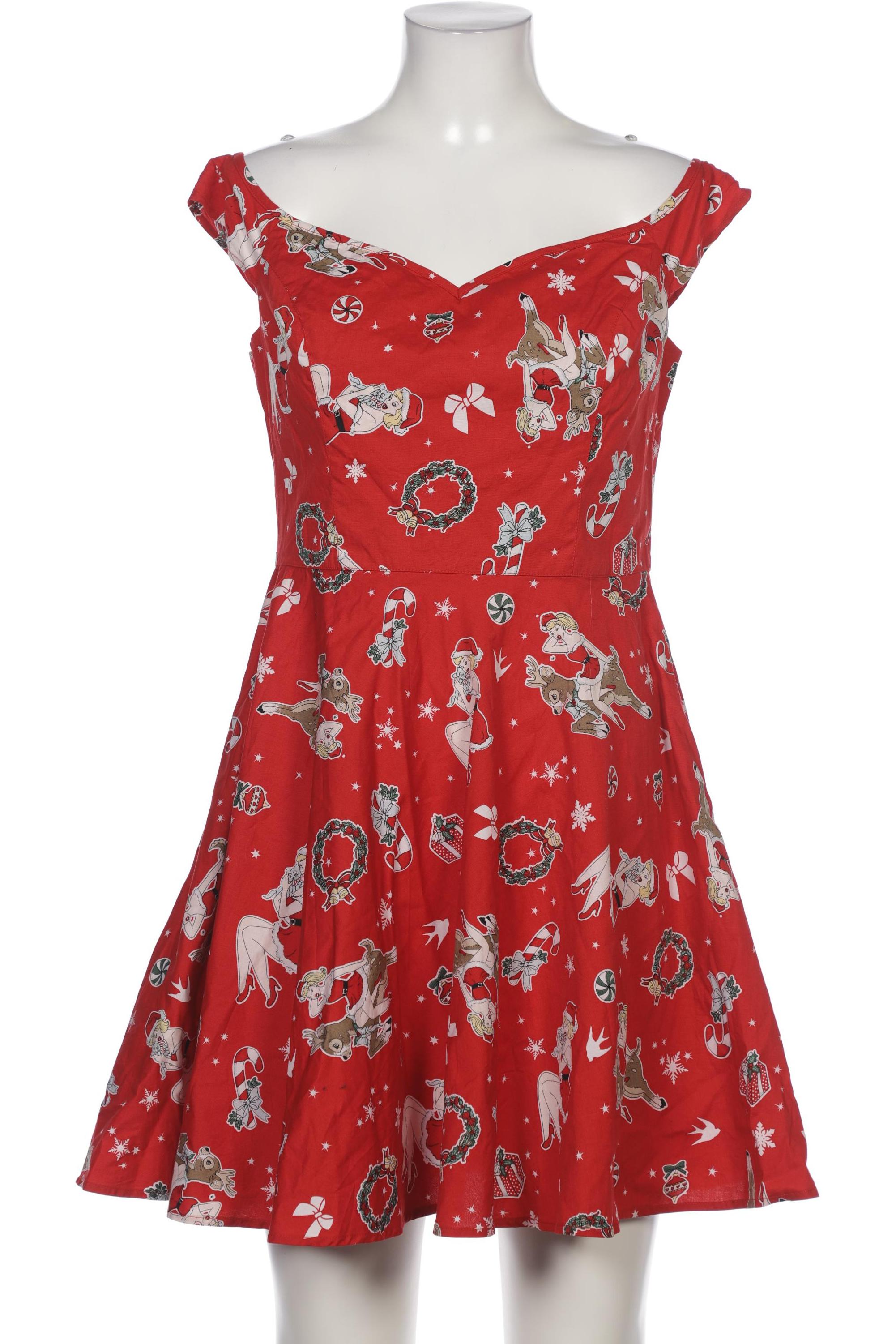 

Hell Bunny Damen Kleid, rot, Gr. 42