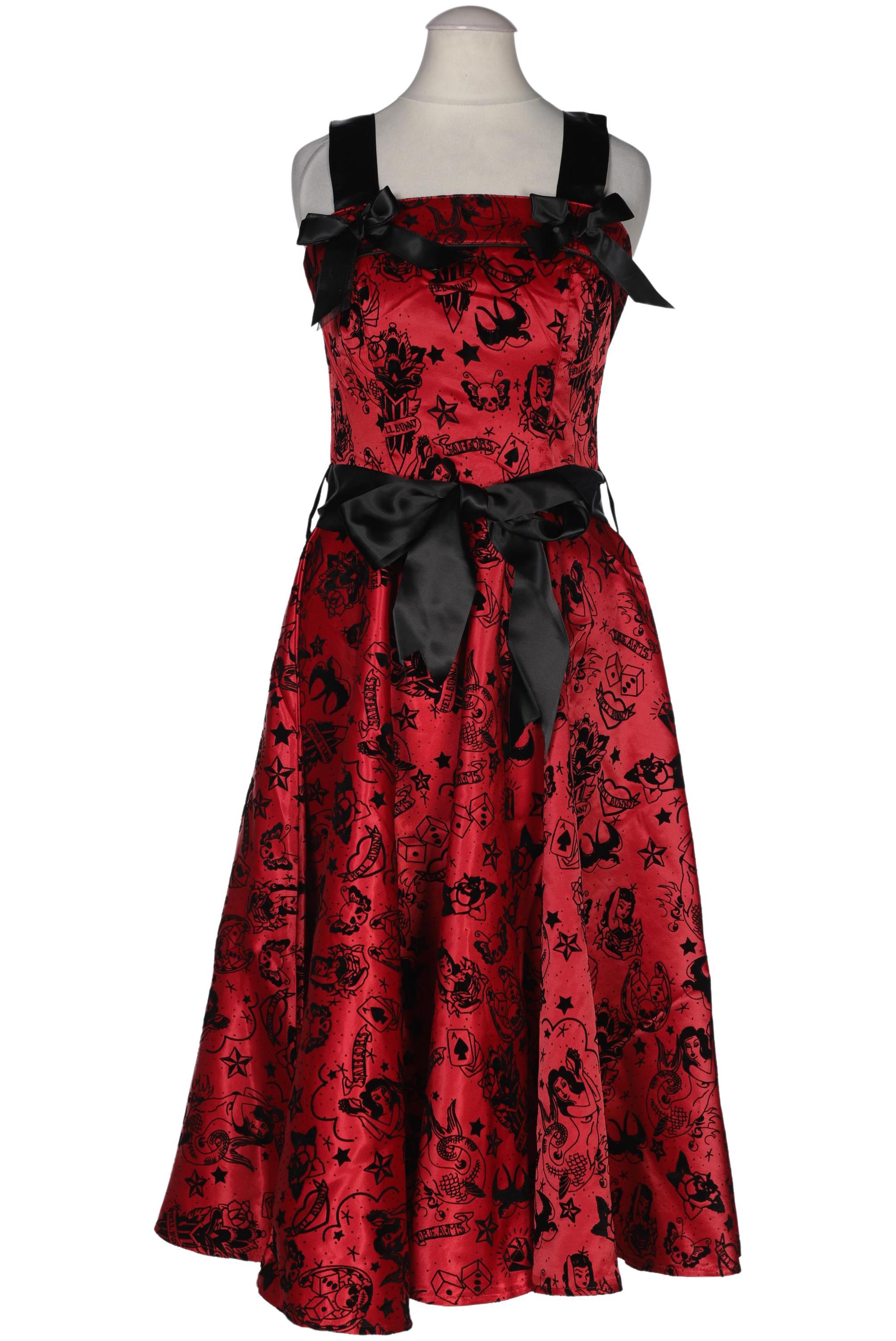 

Hell Bunny Damen Kleid, rot, Gr. 34