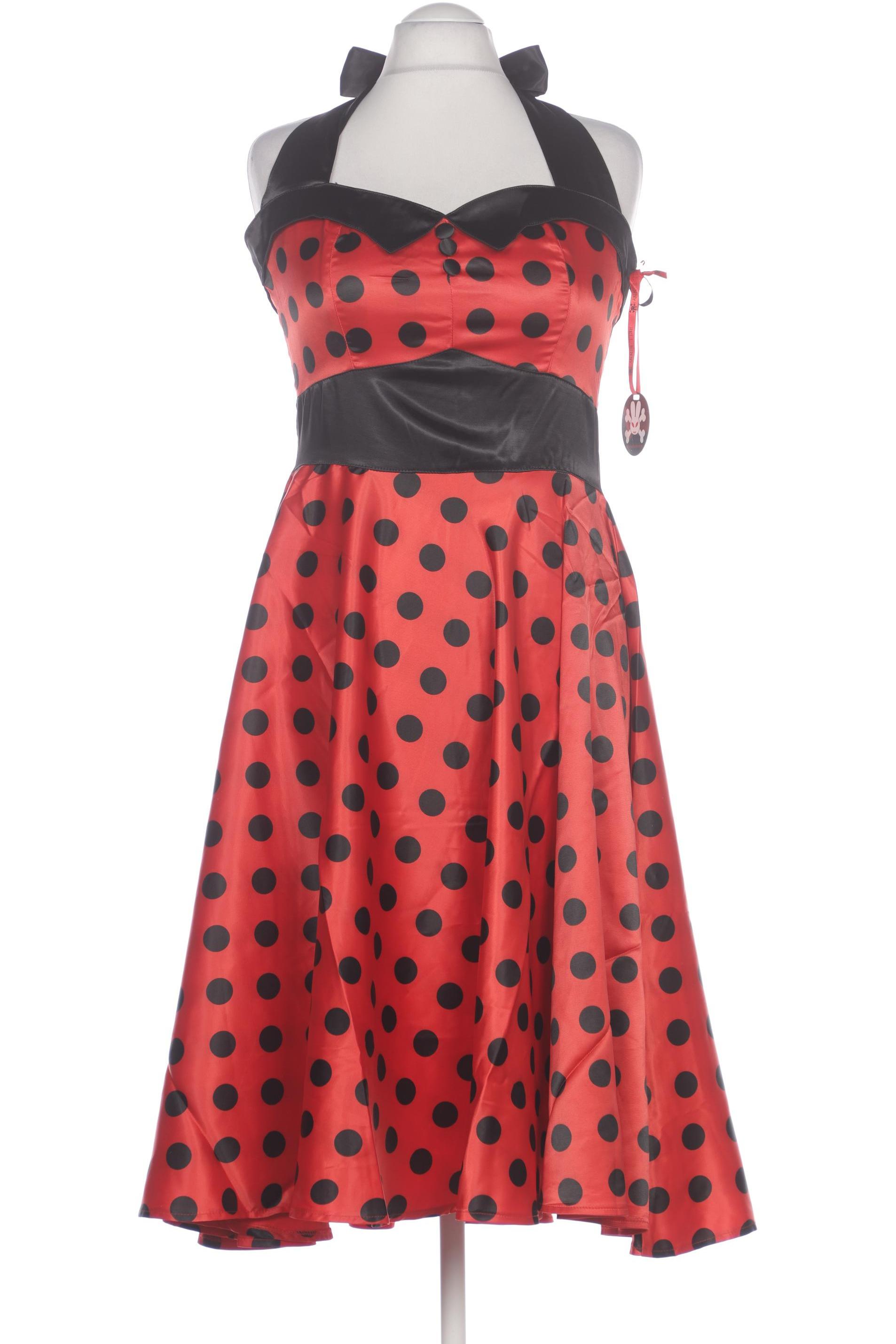 

Hell Bunny Damen Kleid, rot, Gr. 46
