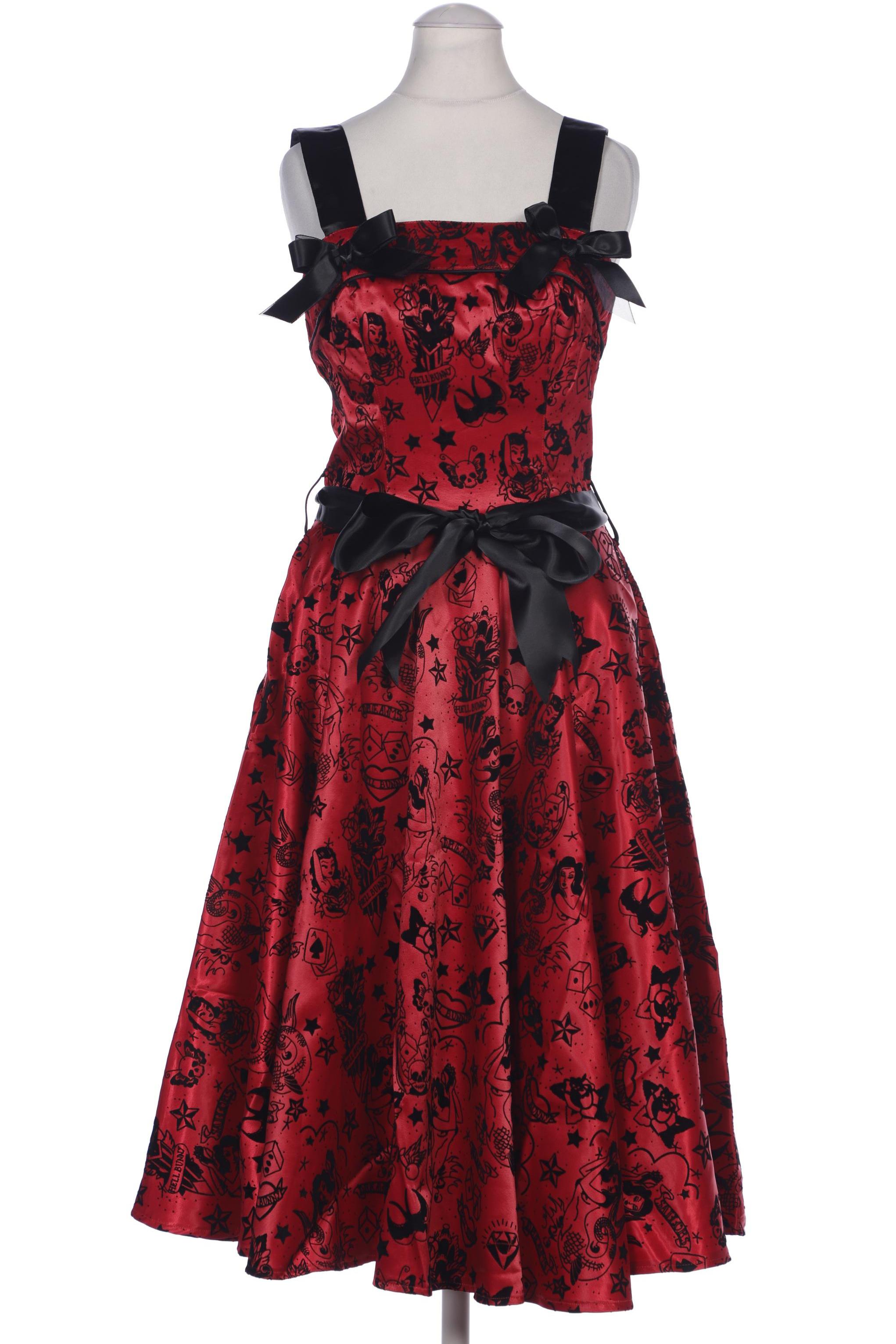 

Hell Bunny Damen Kleid, rot, Gr. 34