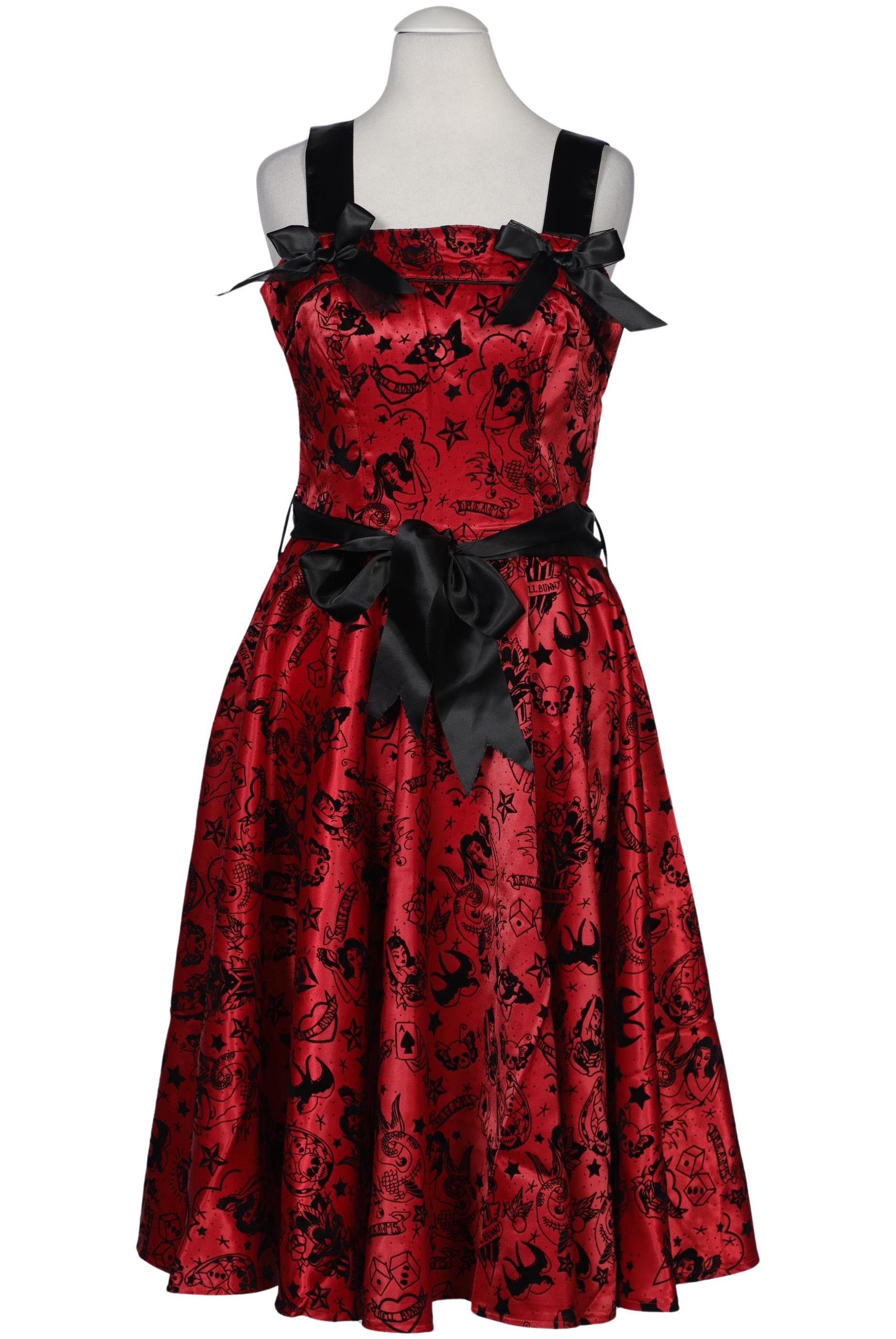 

Hell Bunny Damen Kleid, rot, Gr. 36