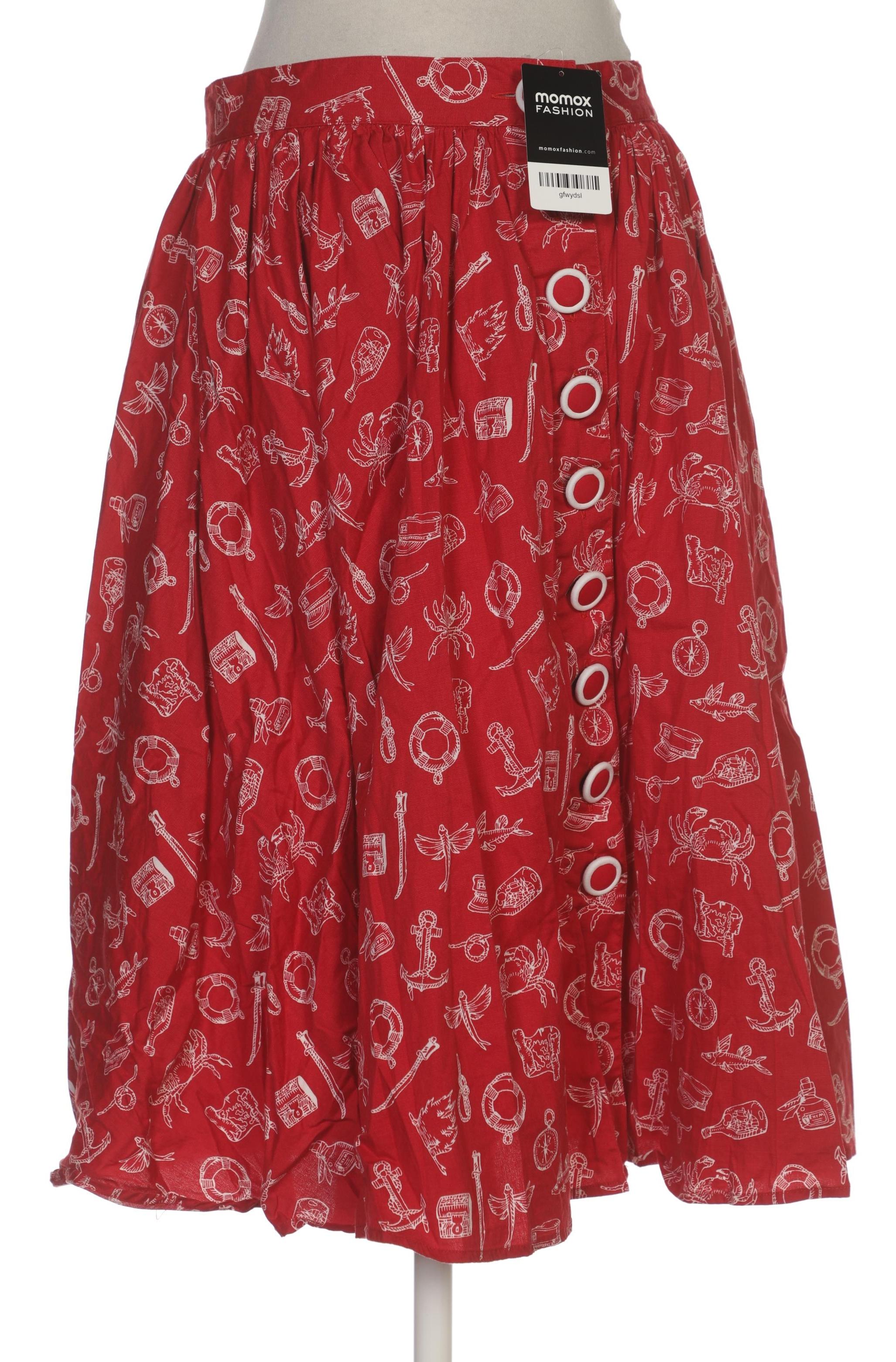 

Hell Bunny Damen Rock, rot, Gr. 36