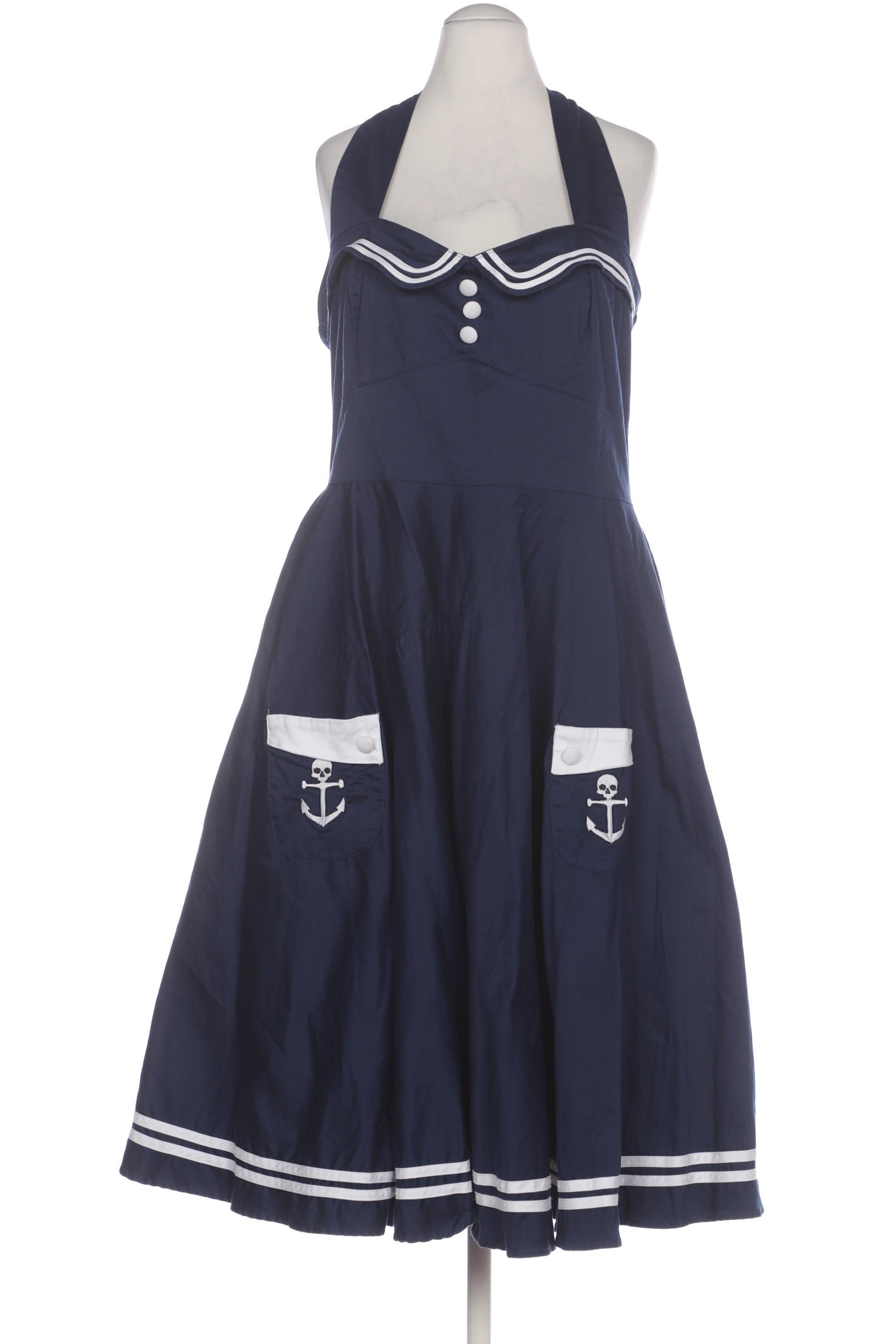 

Hell Bunny Damen Kleid, marineblau, Gr. 46