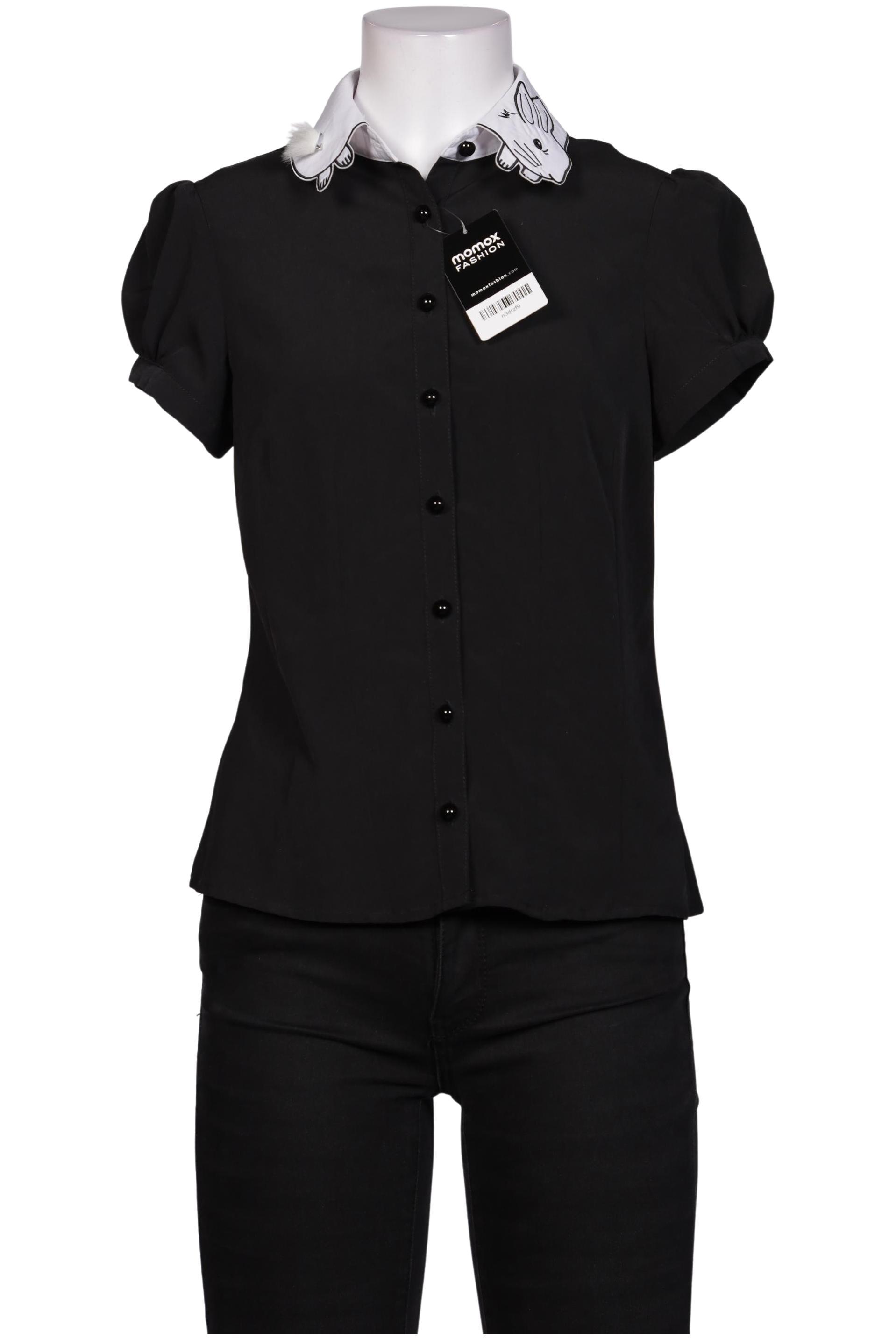 

Hell Bunny Damen Bluse, schwarz, Gr. 8