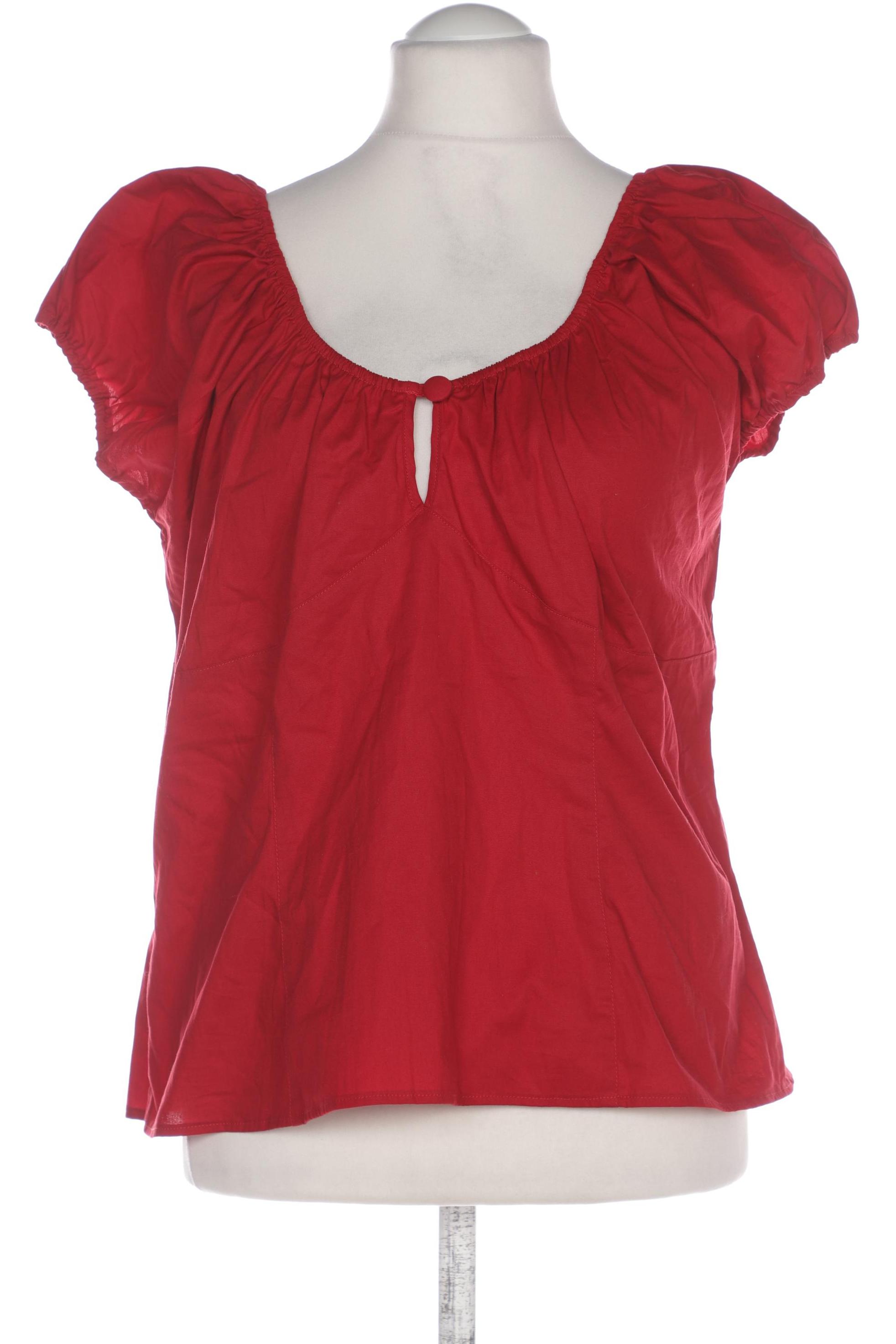 

Hell Bunny Damen Bluse, rot, Gr. 52