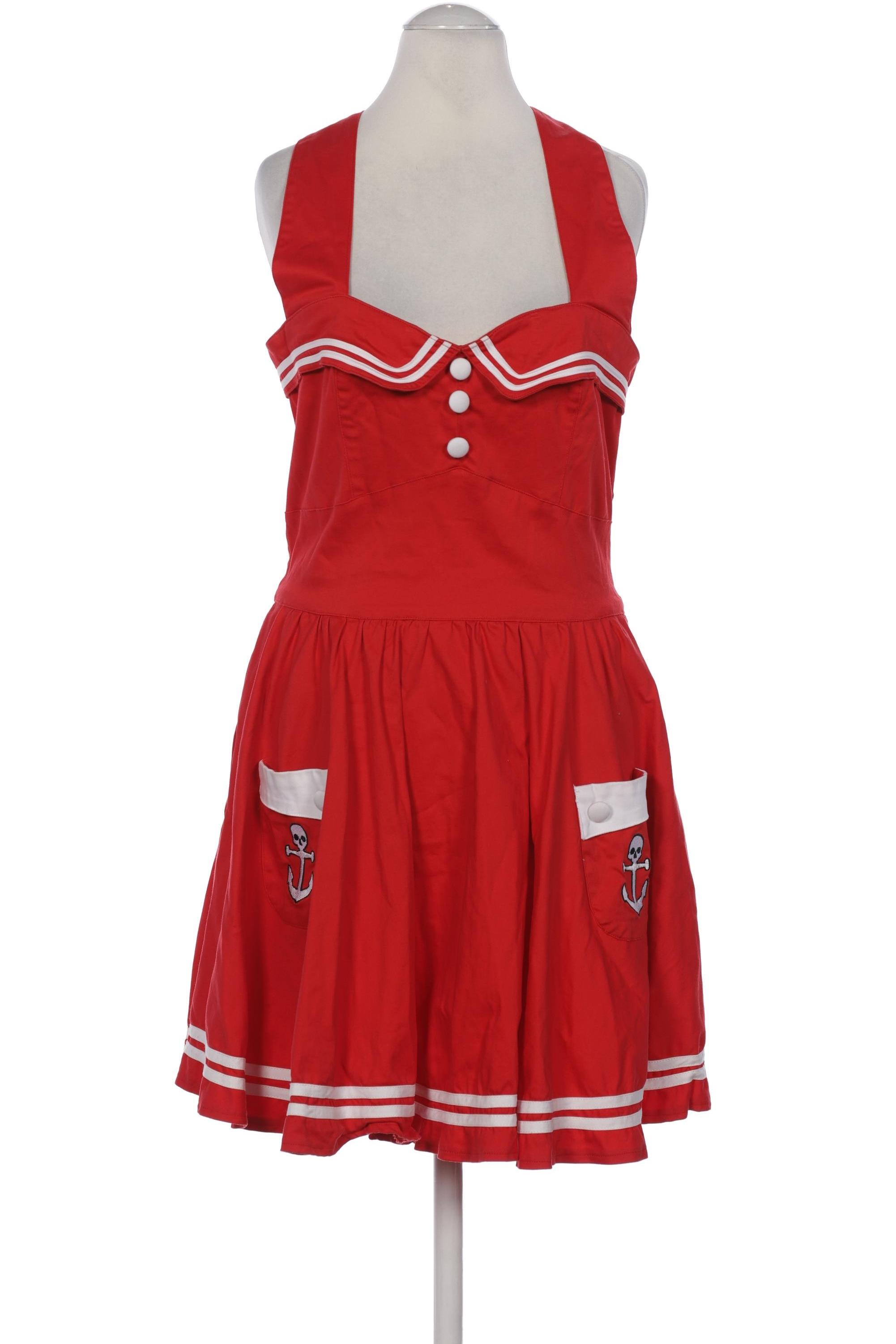 

Hell Bunny Damen Kleid, rot, Gr. 38