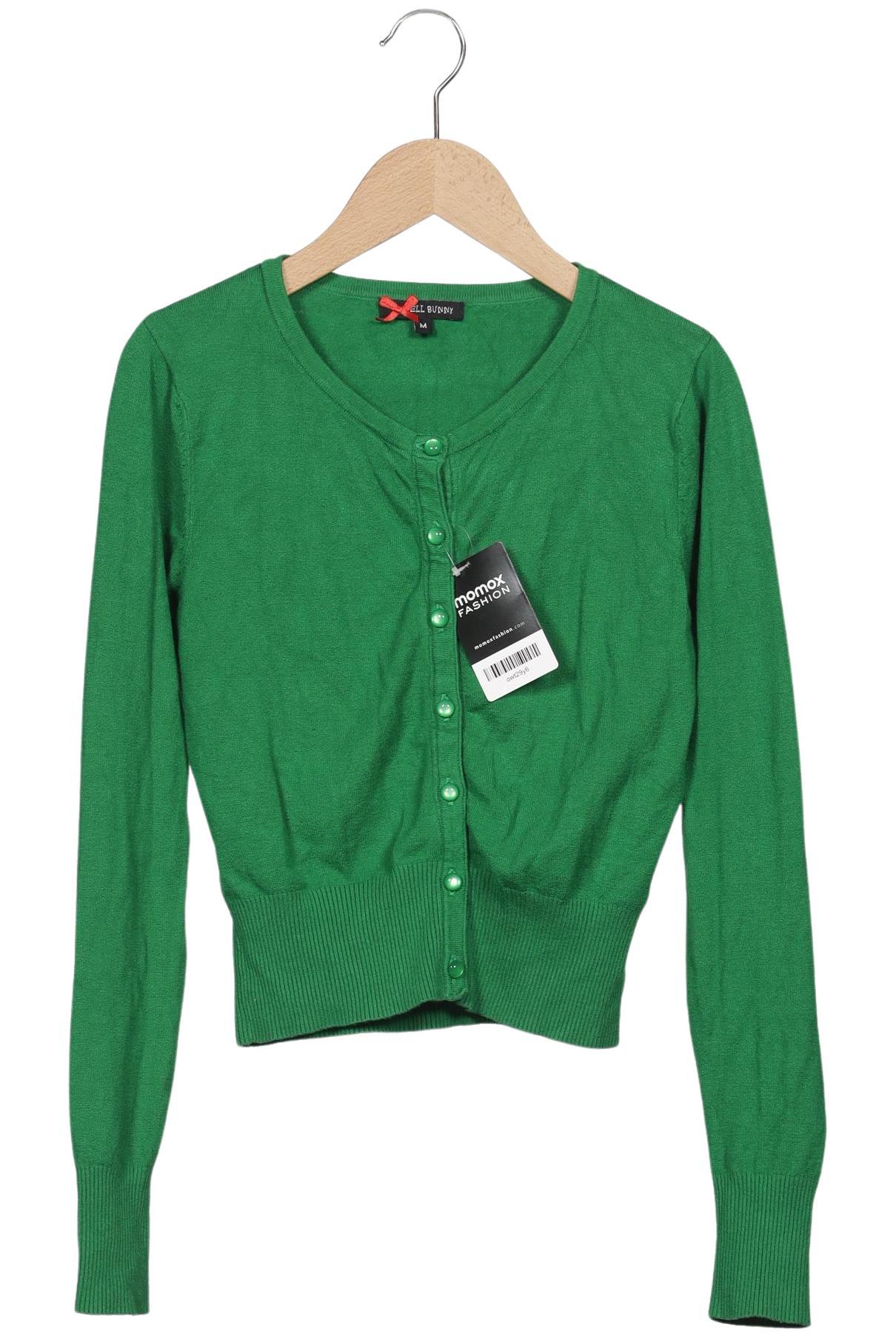 

Hell Bunny Damen Strickjacke, grün, Gr. 38