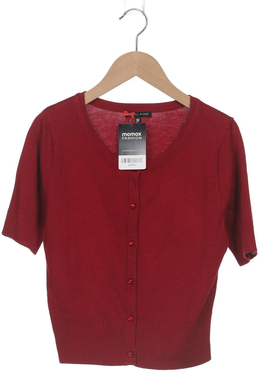 

Hell Bunny Damen Strickjacke, rot, Gr. 38
