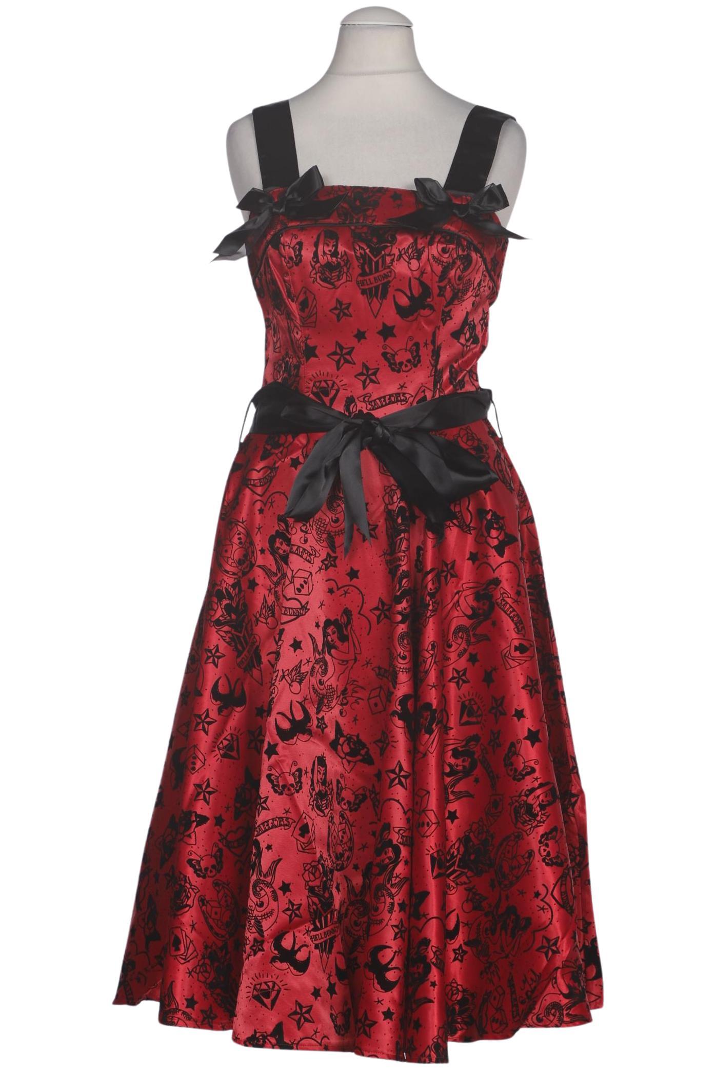 

Hell Bunny Damen Kleid, rot, Gr. 34