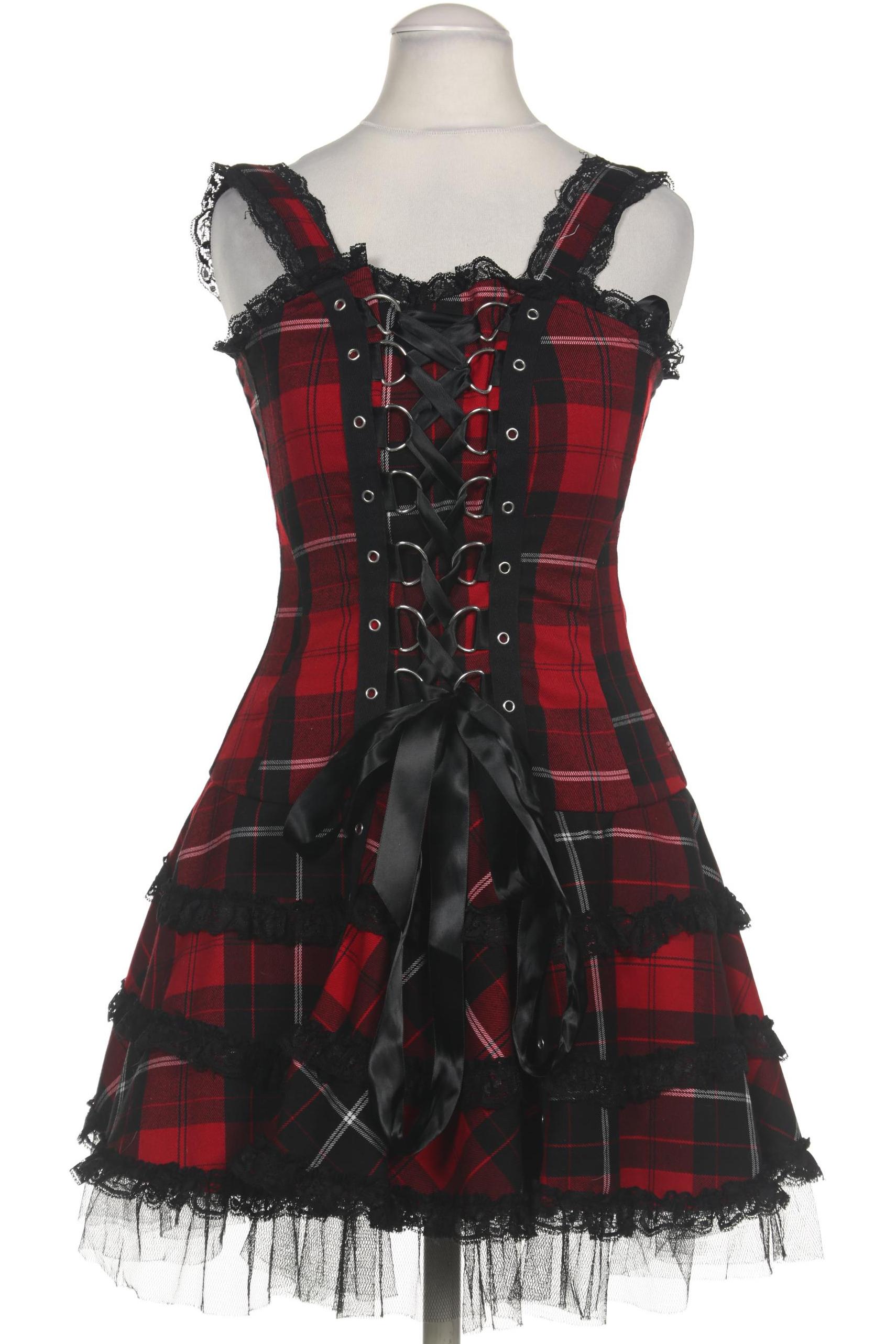 

Hell Bunny Damen Kleid, rot, Gr. 34
