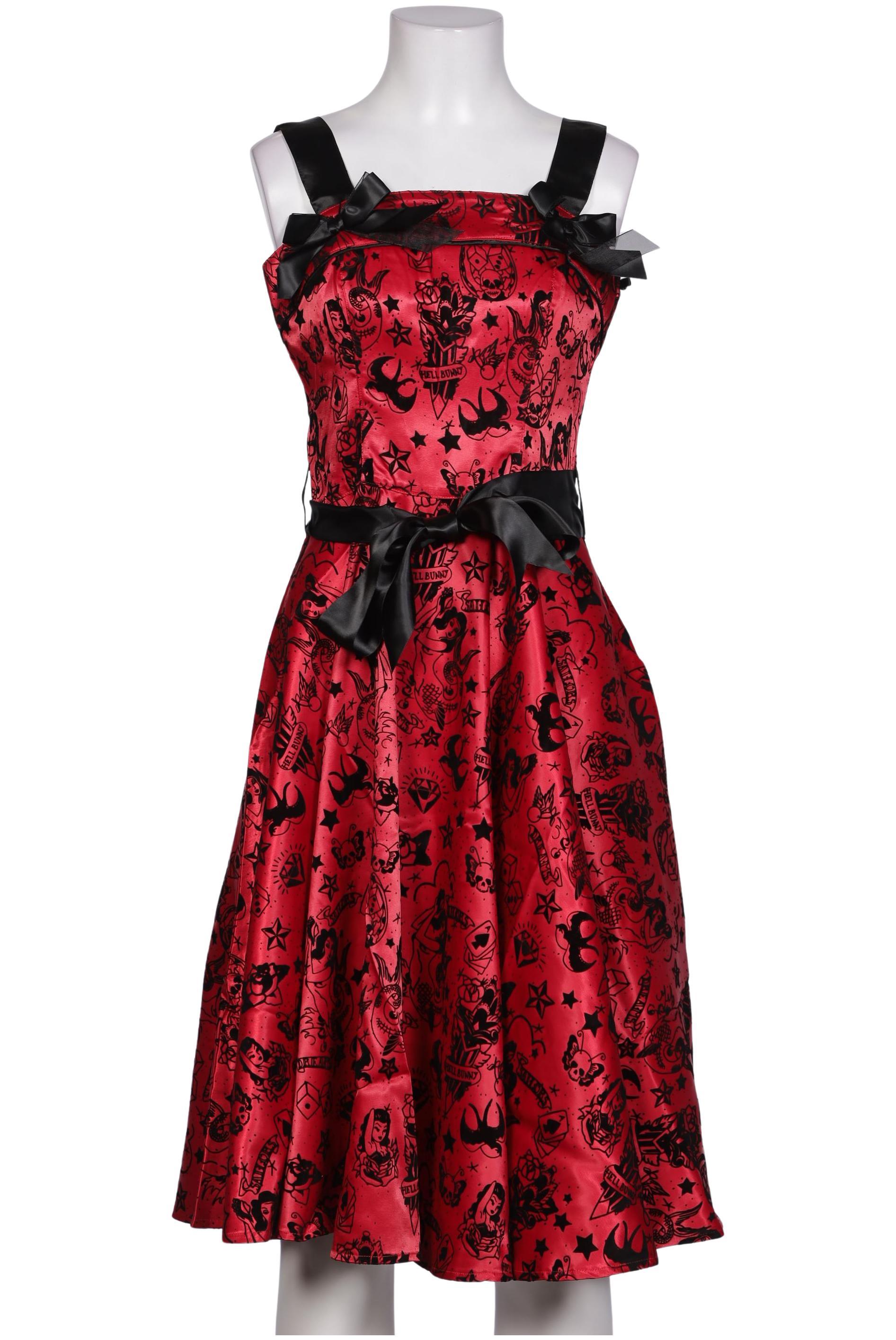 

Hell Bunny Damen Kleid, rot, Gr. 36