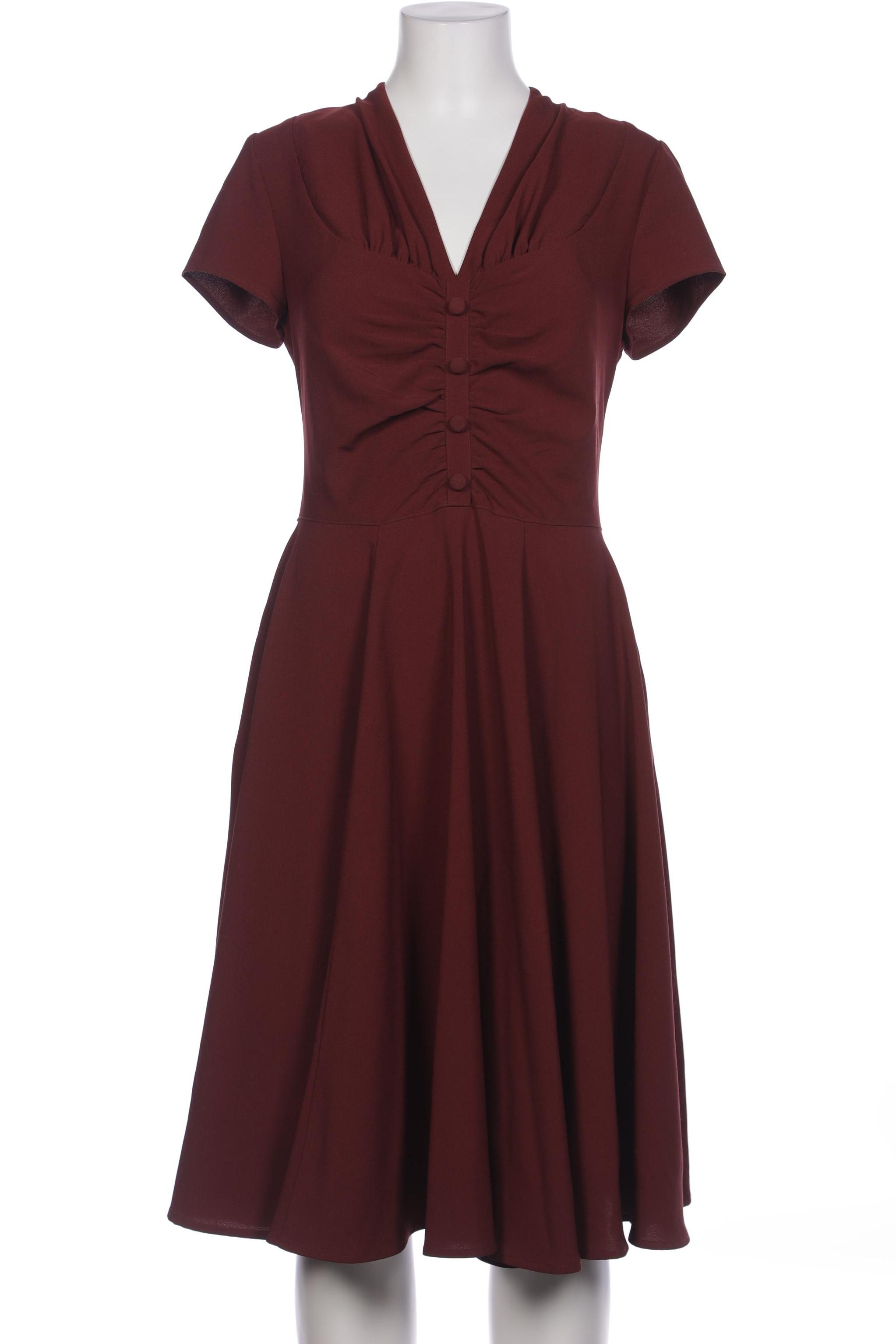 

Hell Bunny Damen Kleid, bordeaux, Gr. 38
