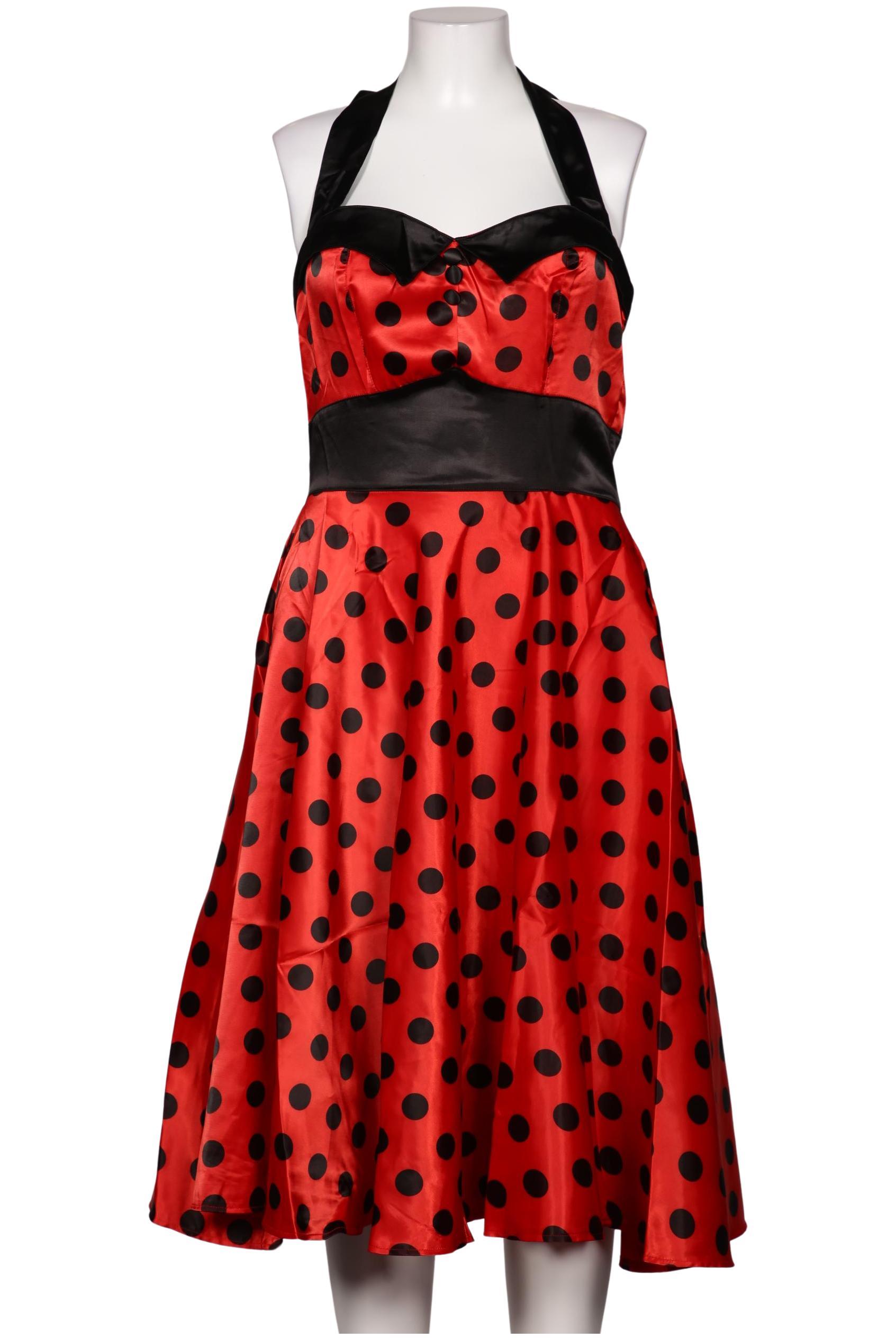 

Hell Bunny Damen Kleid, rot, Gr. 46