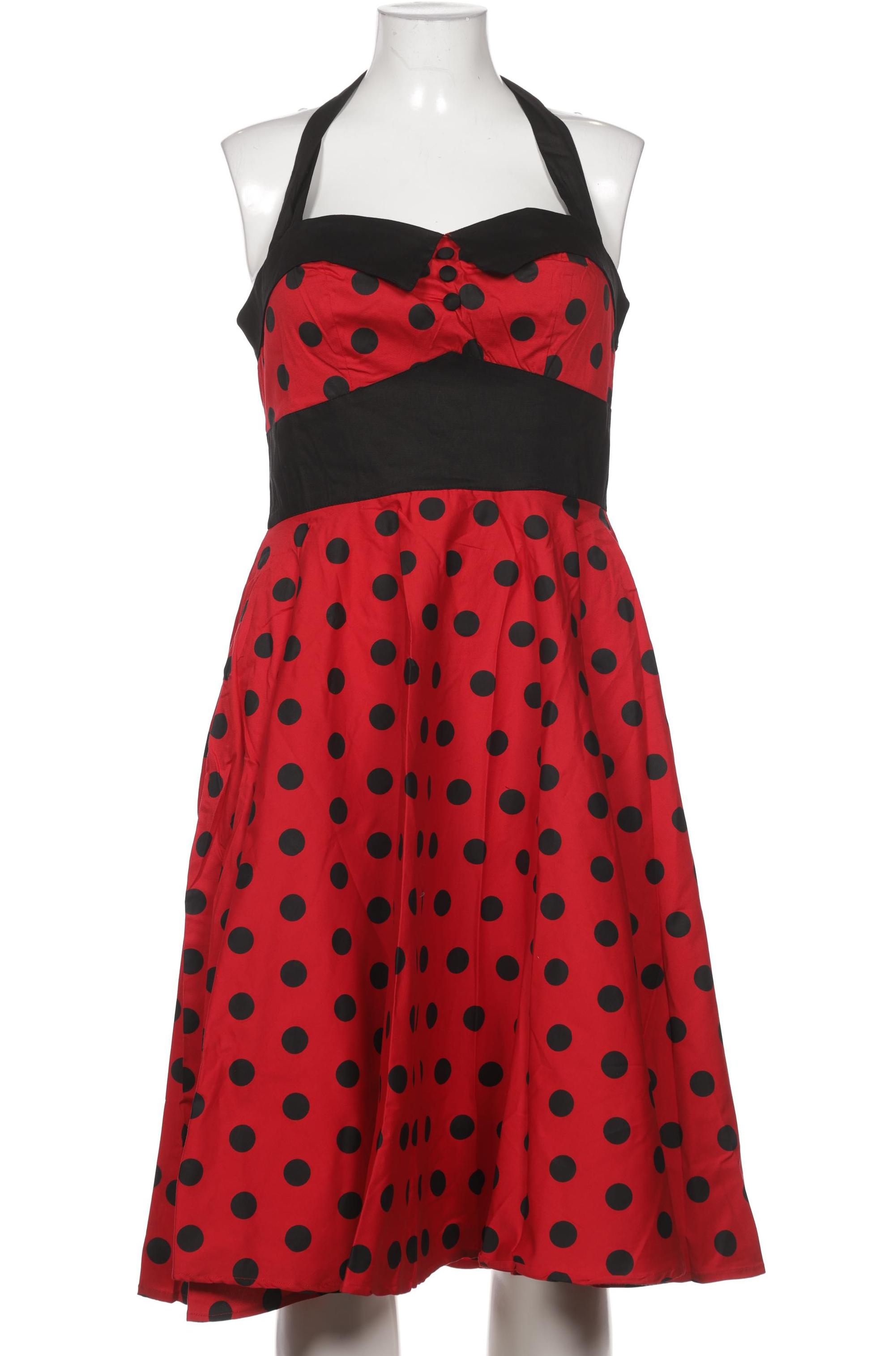 

Hell Bunny Damen Kleid, rot, Gr. 42