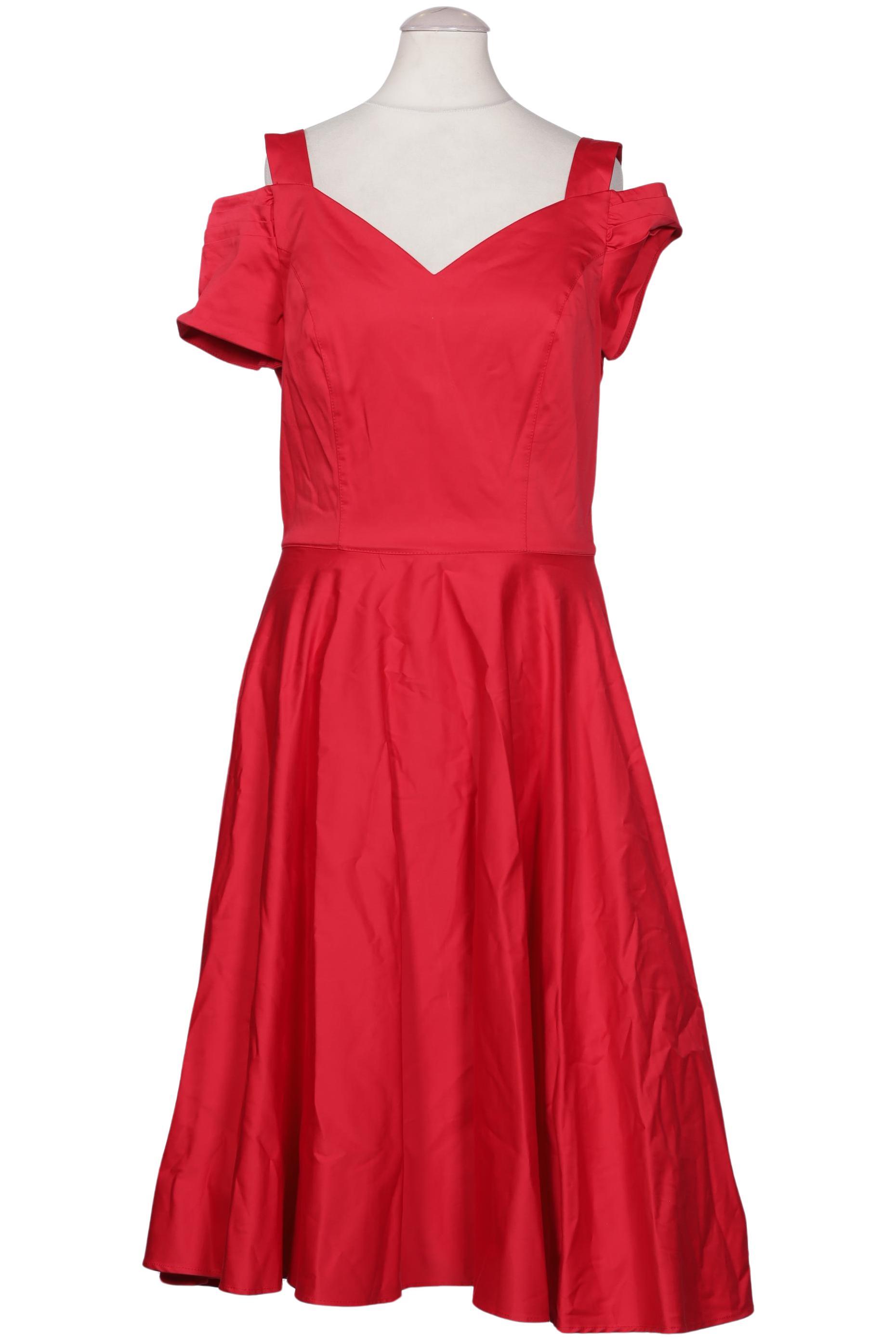 

Hell Bunny Damen Kleid, rot, Gr. 10