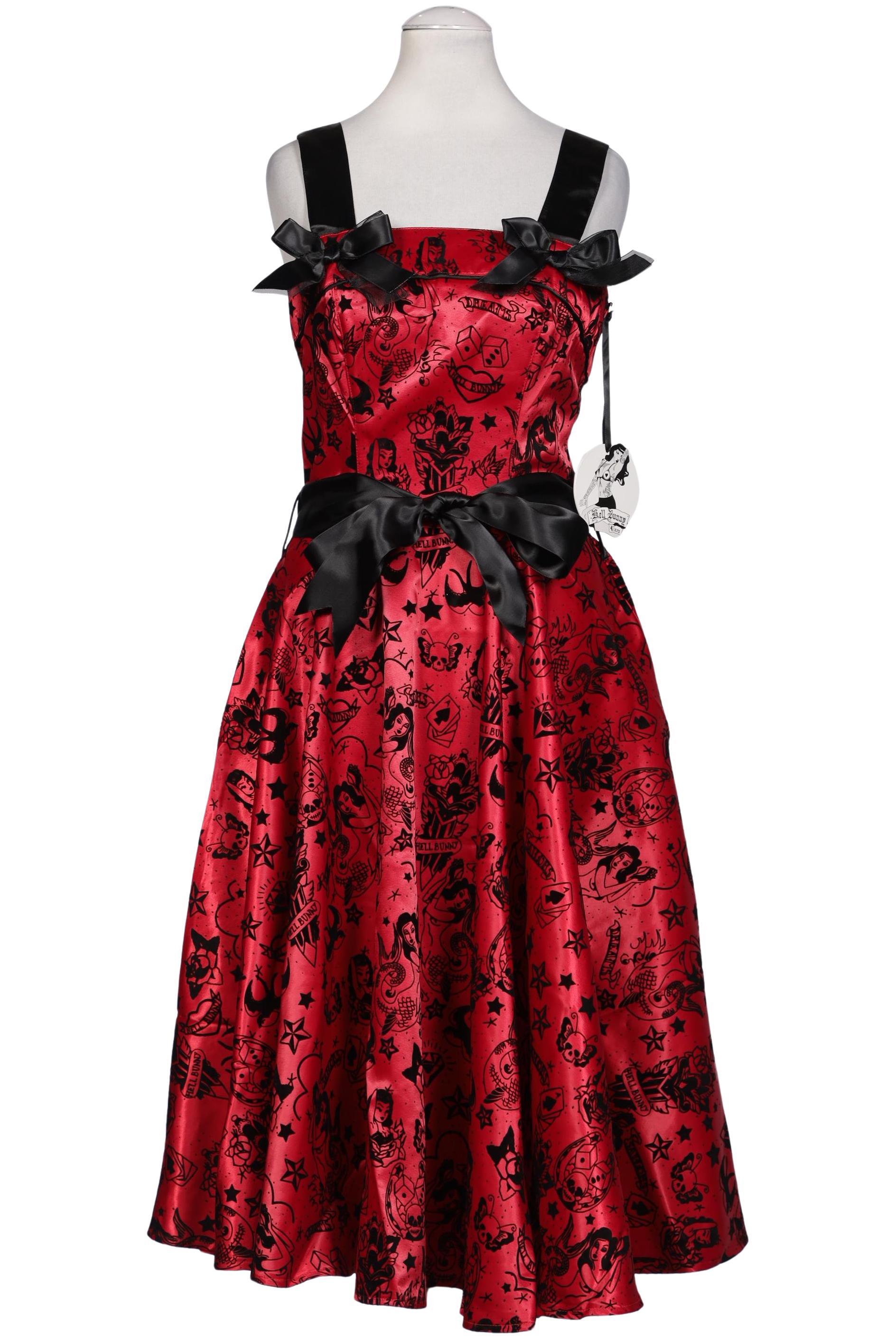 

Hell Bunny Damen Kleid, rot, Gr. 34