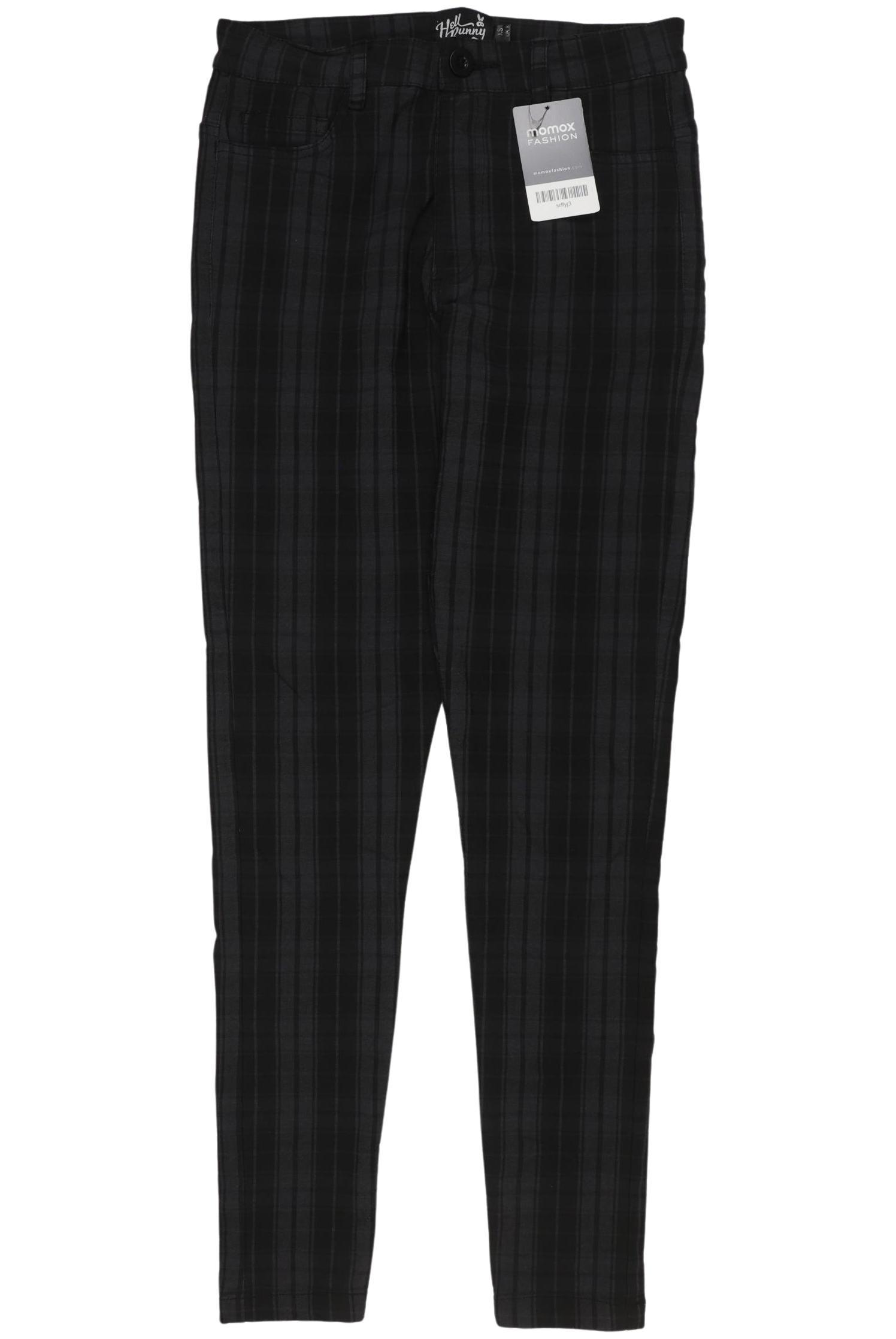 

Hell Bunny Damen Stoffhose, schwarz, Gr. 0