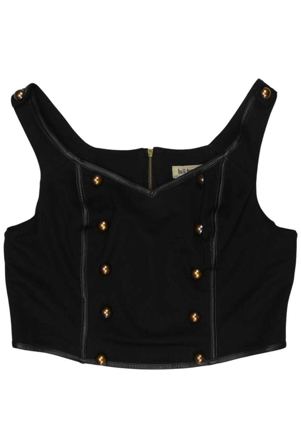 

Hell Bunny Damen Top, schwarz, Gr. 42