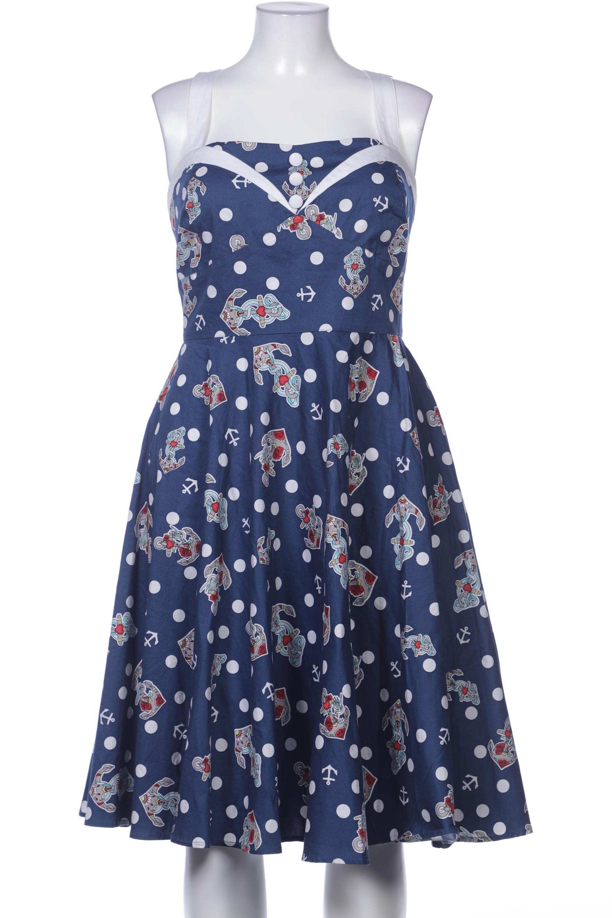 

Hell Bunny Damen Kleid, marineblau, Gr. 48