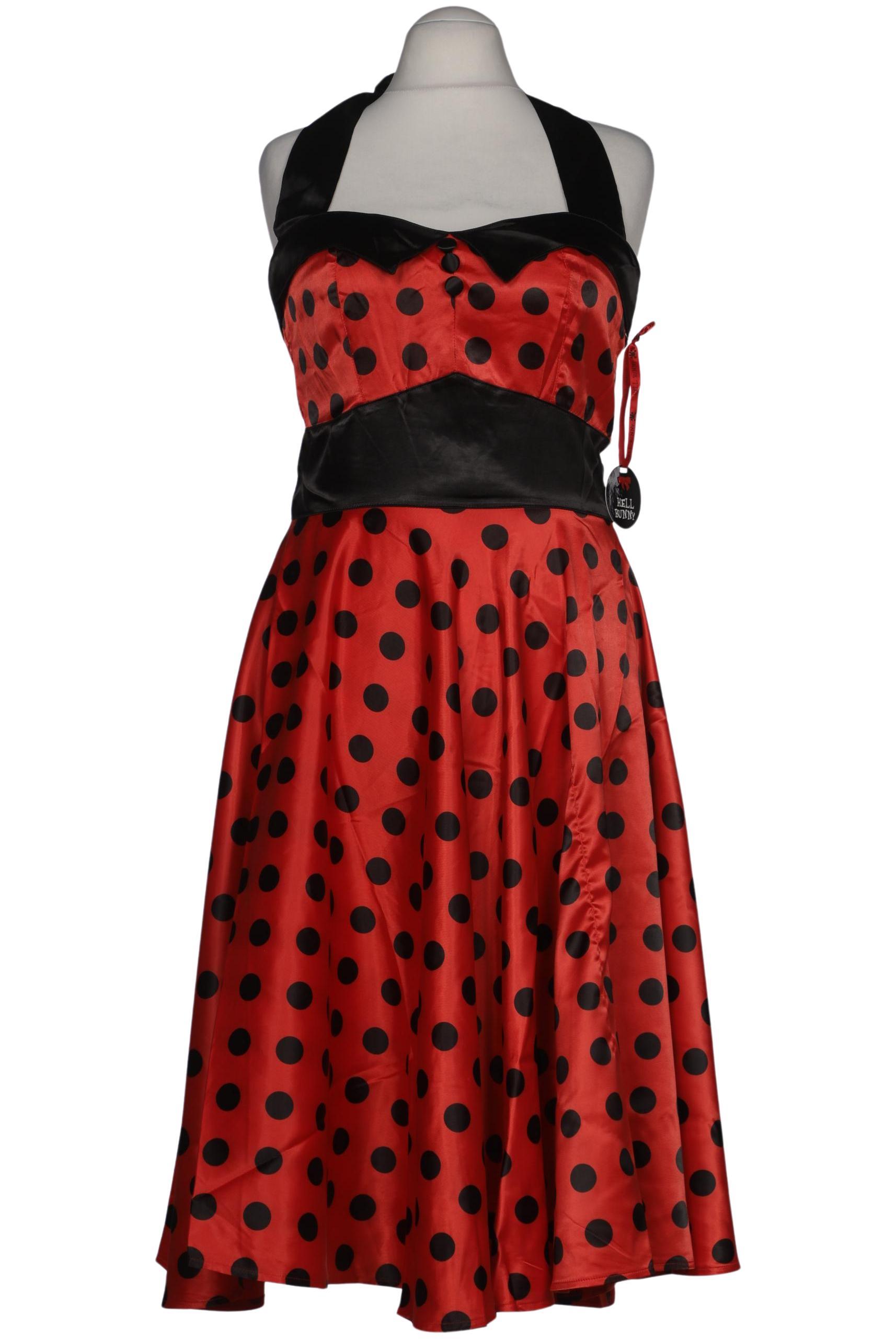 

Hell Bunny Damen Kleid, rot, Gr. 46