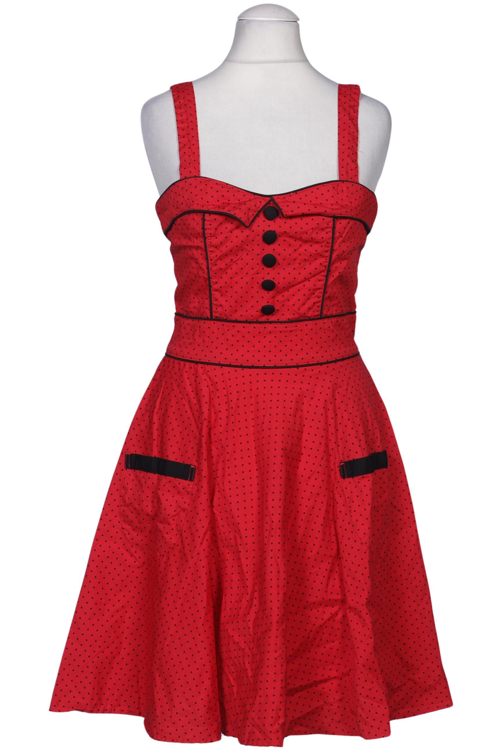 

Hell Bunny Damen Kleid, rot, Gr. 34