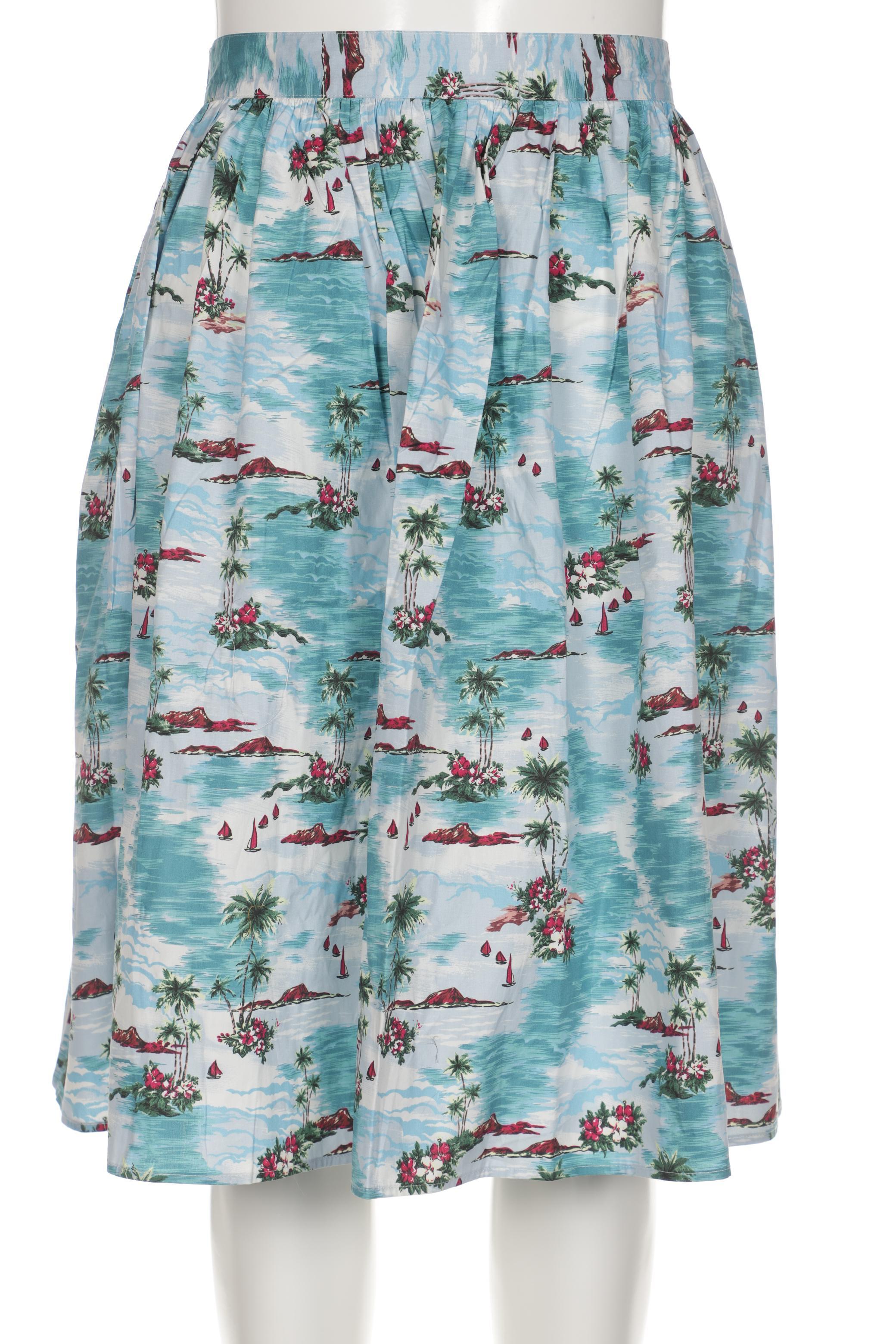 

Hell Bunny Damen Rock, blau