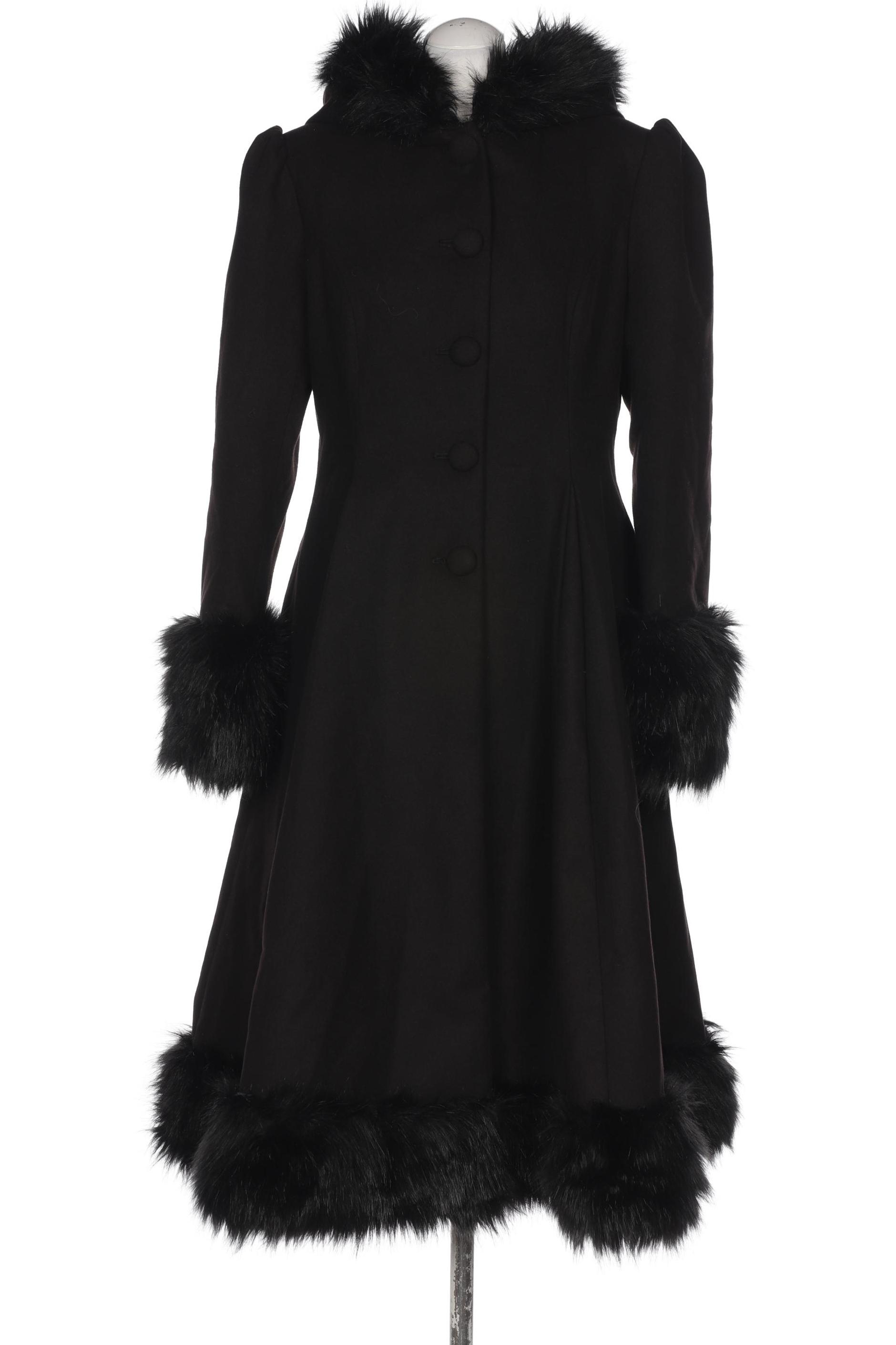 

Hell Bunny Damen Mantel, schwarz, Gr. 14