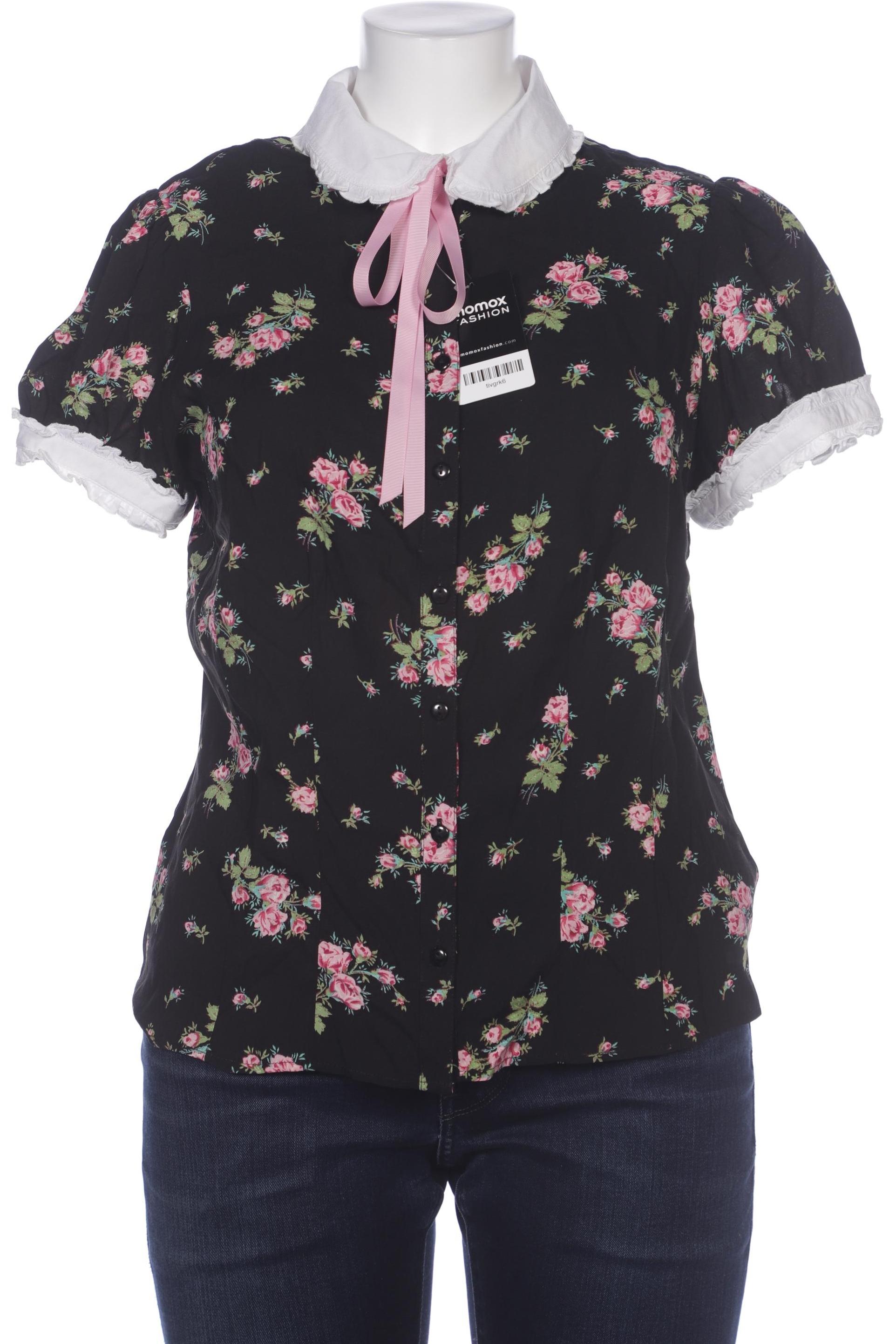 

Hell Bunny Damen Bluse, schwarz, Gr. 42