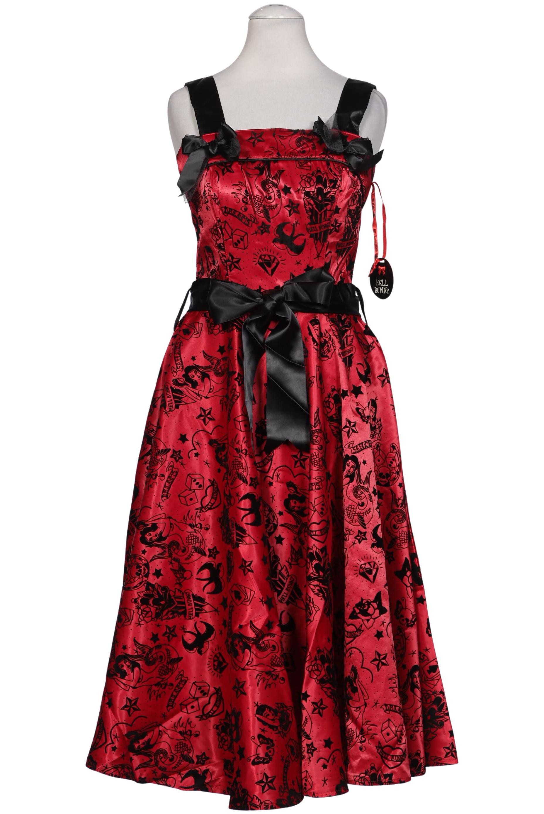 

Hell Bunny Damen Kleid, rot, Gr. 34