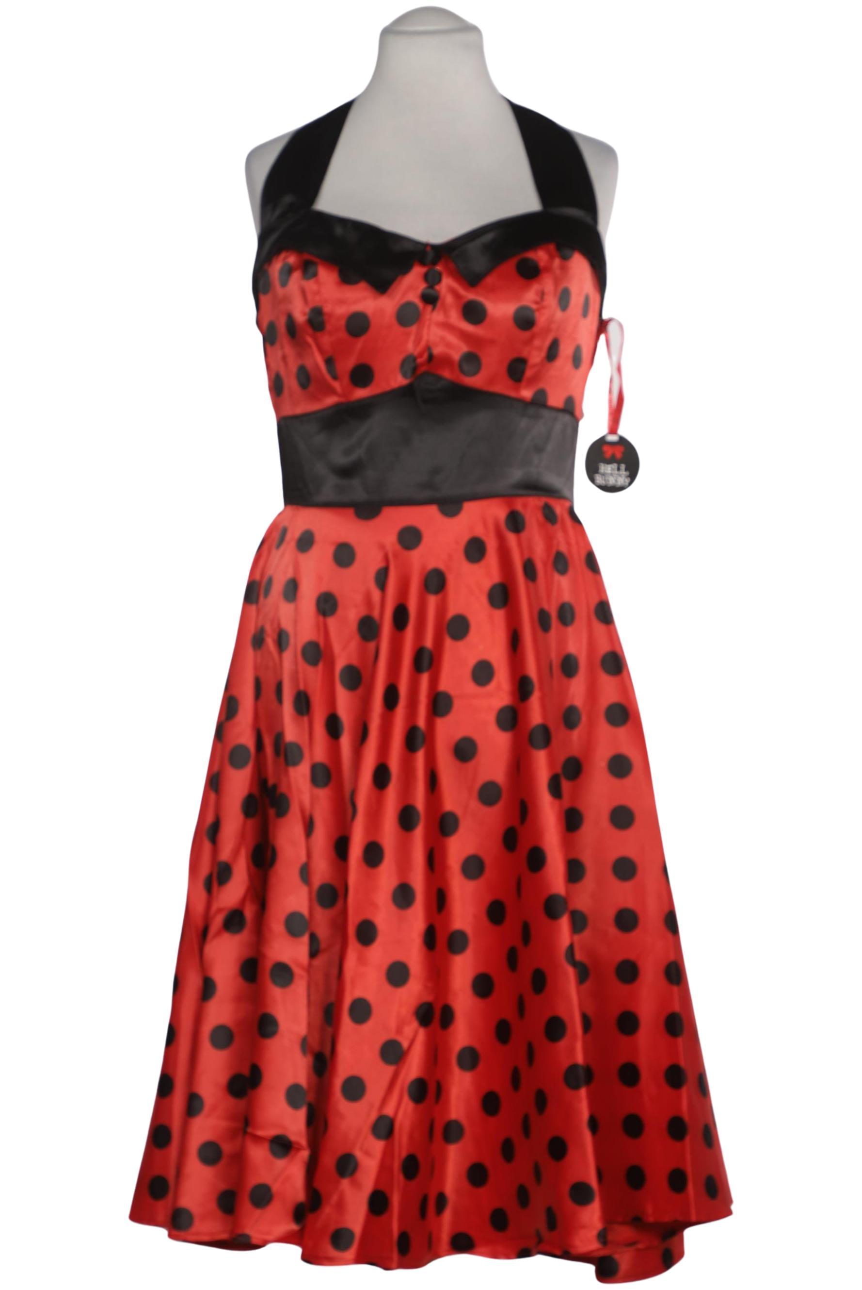 

Hell Bunny Damen Kleid, rot, Gr. 46