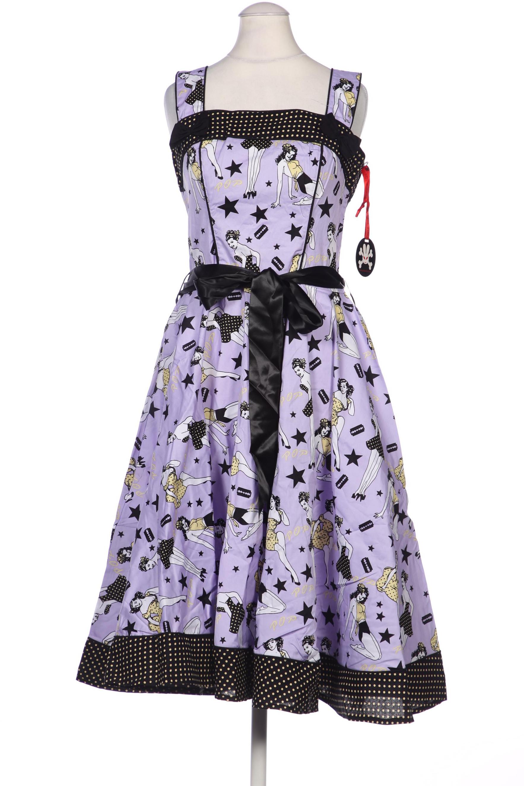 

Hell Bunny Damen Kleid, flieder, Gr. 36