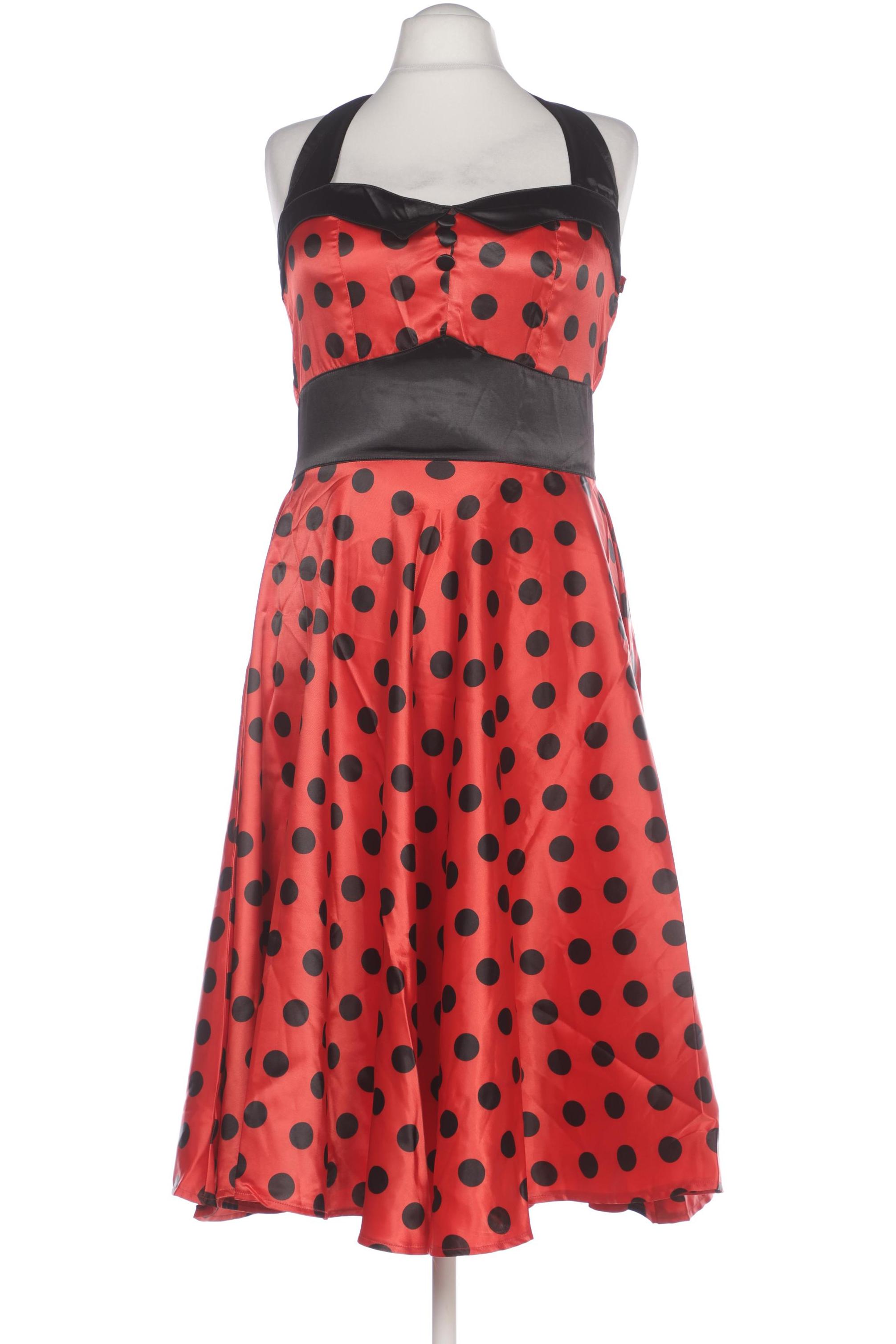 

Hell Bunny Damen Kleid, rot, Gr. 46