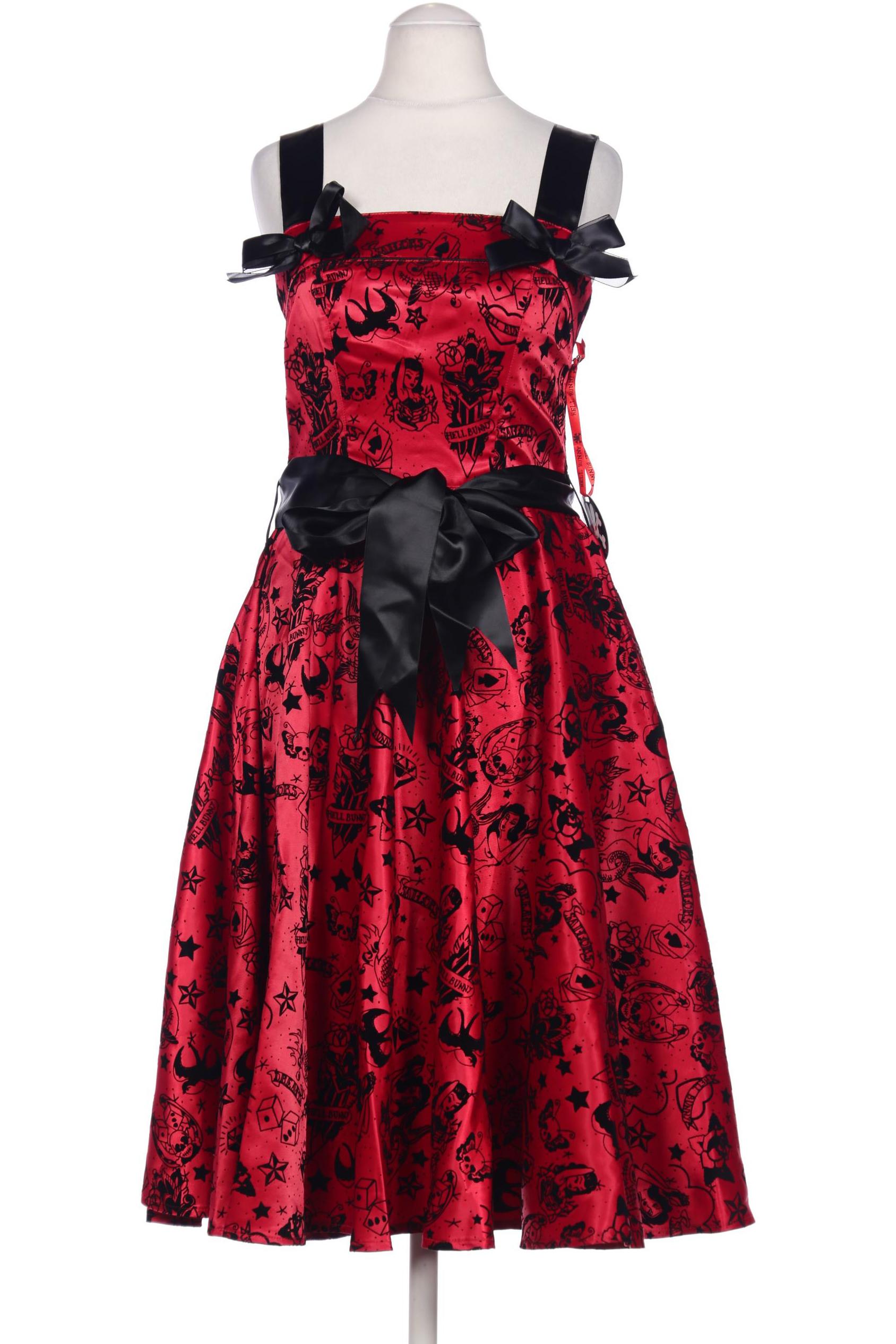 

Hell Bunny Damen Kleid, rot, Gr. 34