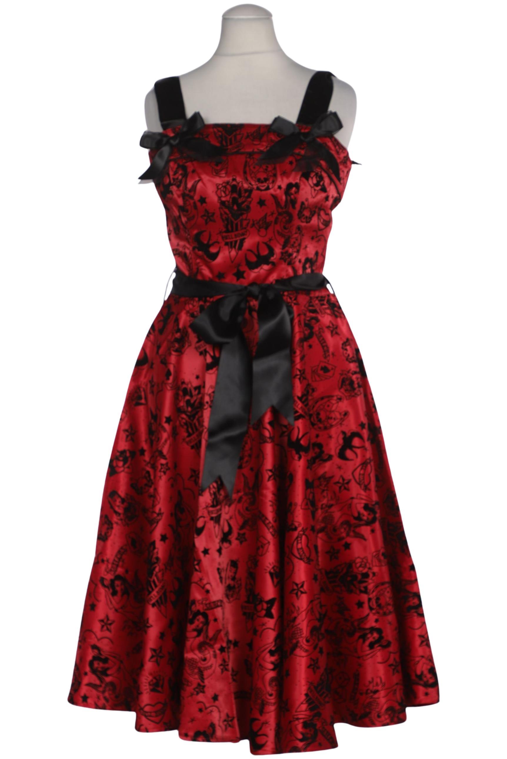 

Hell Bunny Damen Kleid, rot, Gr. 36