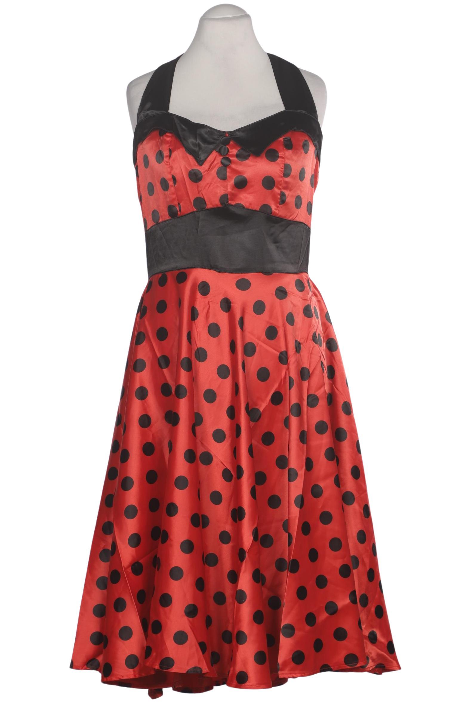 

Hell Bunny Damen Kleid, rot, Gr. 46