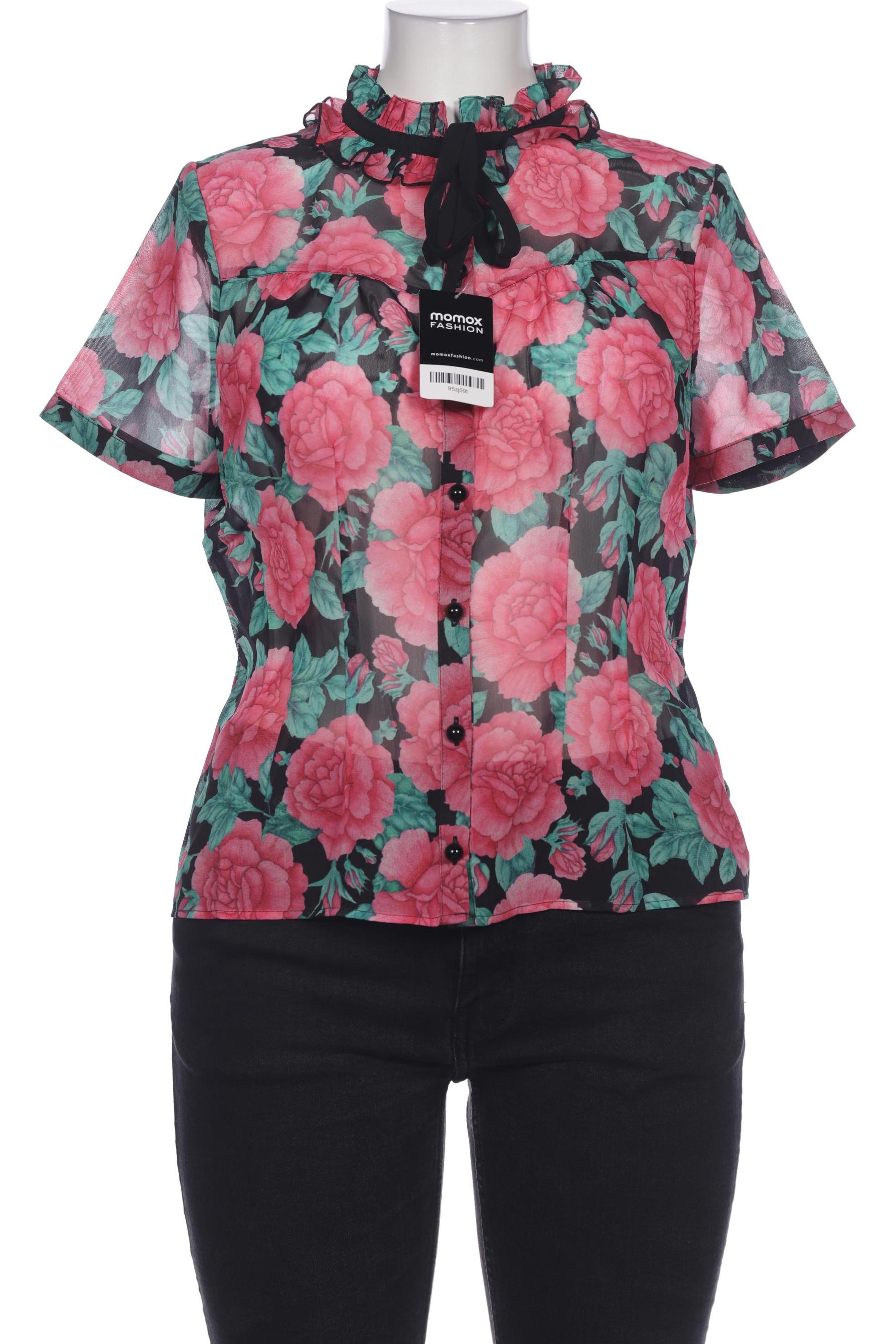 

Hell Bunny Damen Bluse, pink, Gr. 42