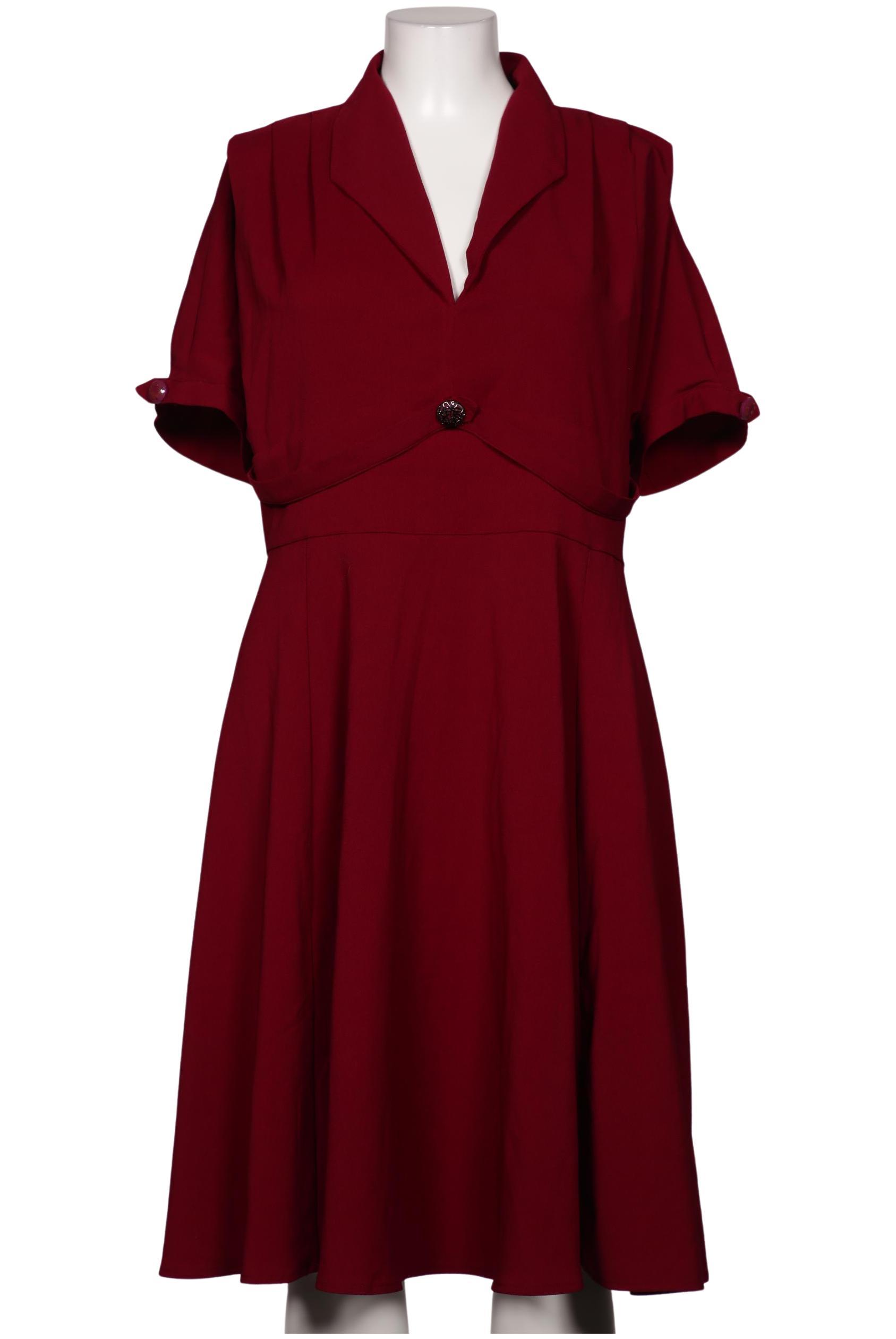 

Hell Bunny Damen Kleid, bordeaux, Gr. 48