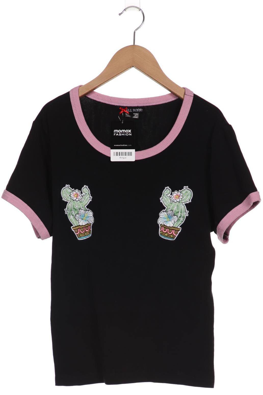 

Hell Bunny Damen T-Shirt, schwarz
