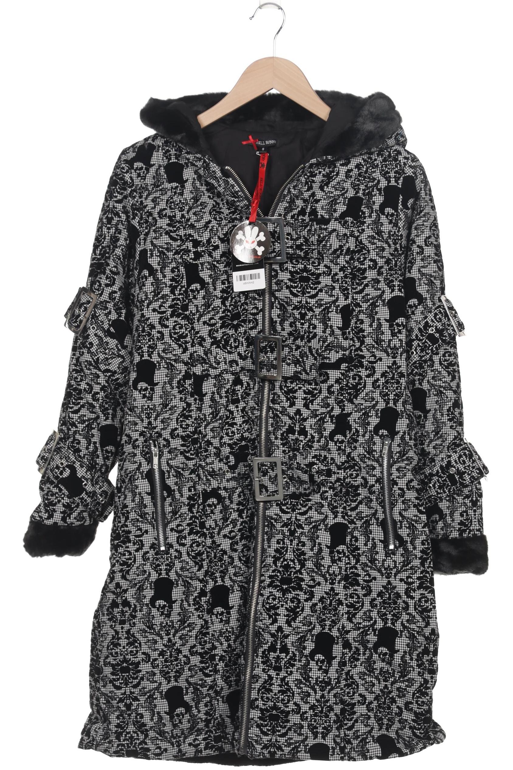 

Hell Bunny Damen Mantel, schwarz, Gr. 36