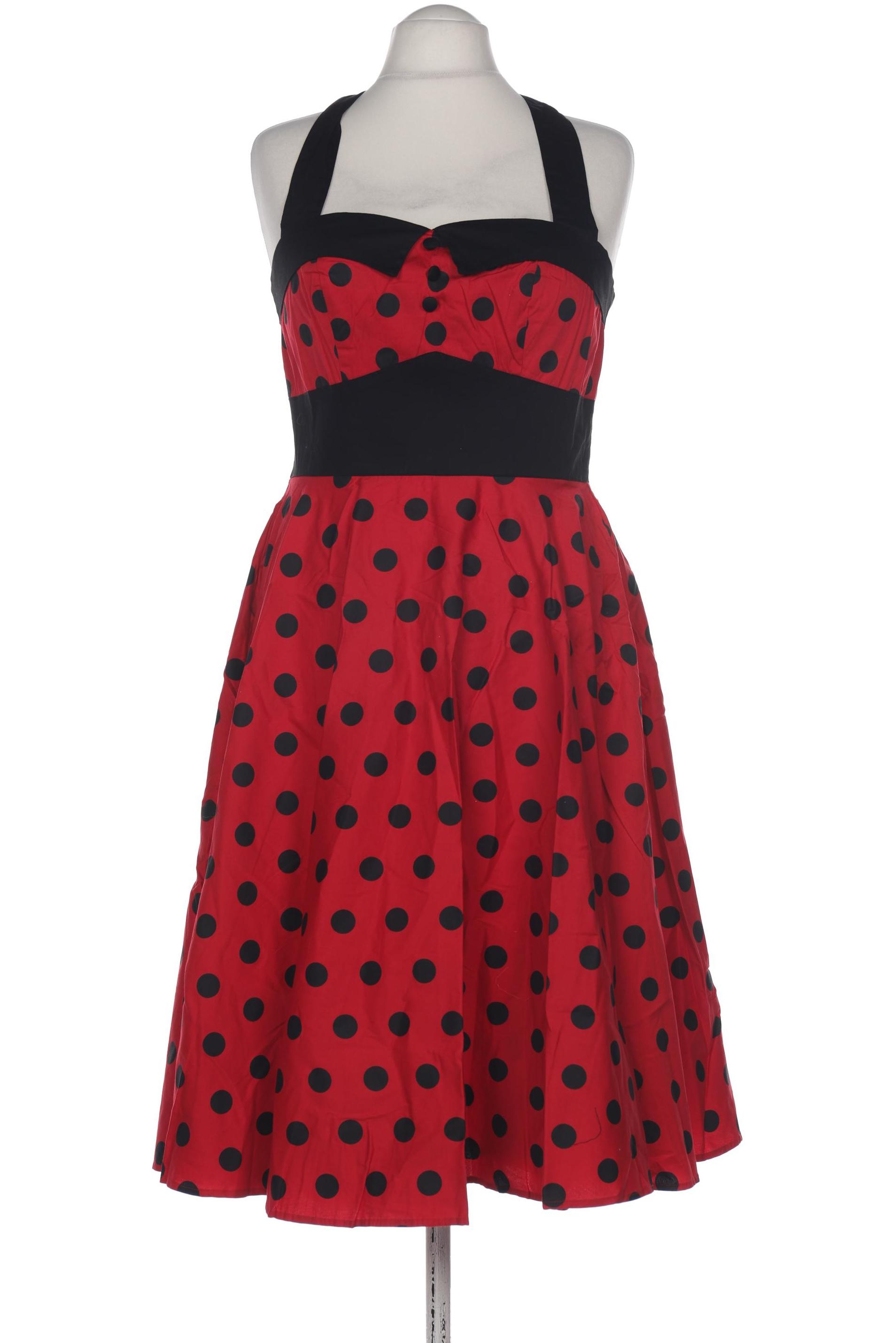 

Hell Bunny Damen Kleid, rot, Gr. 42