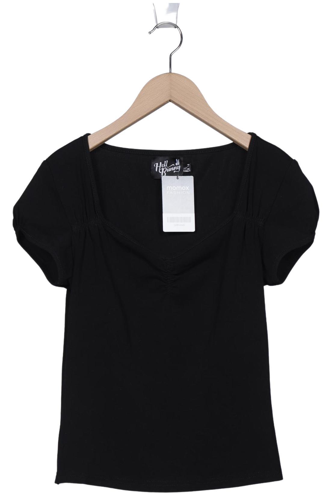 

Hell Bunny Damen T-Shirt, schwarz, Gr. 14