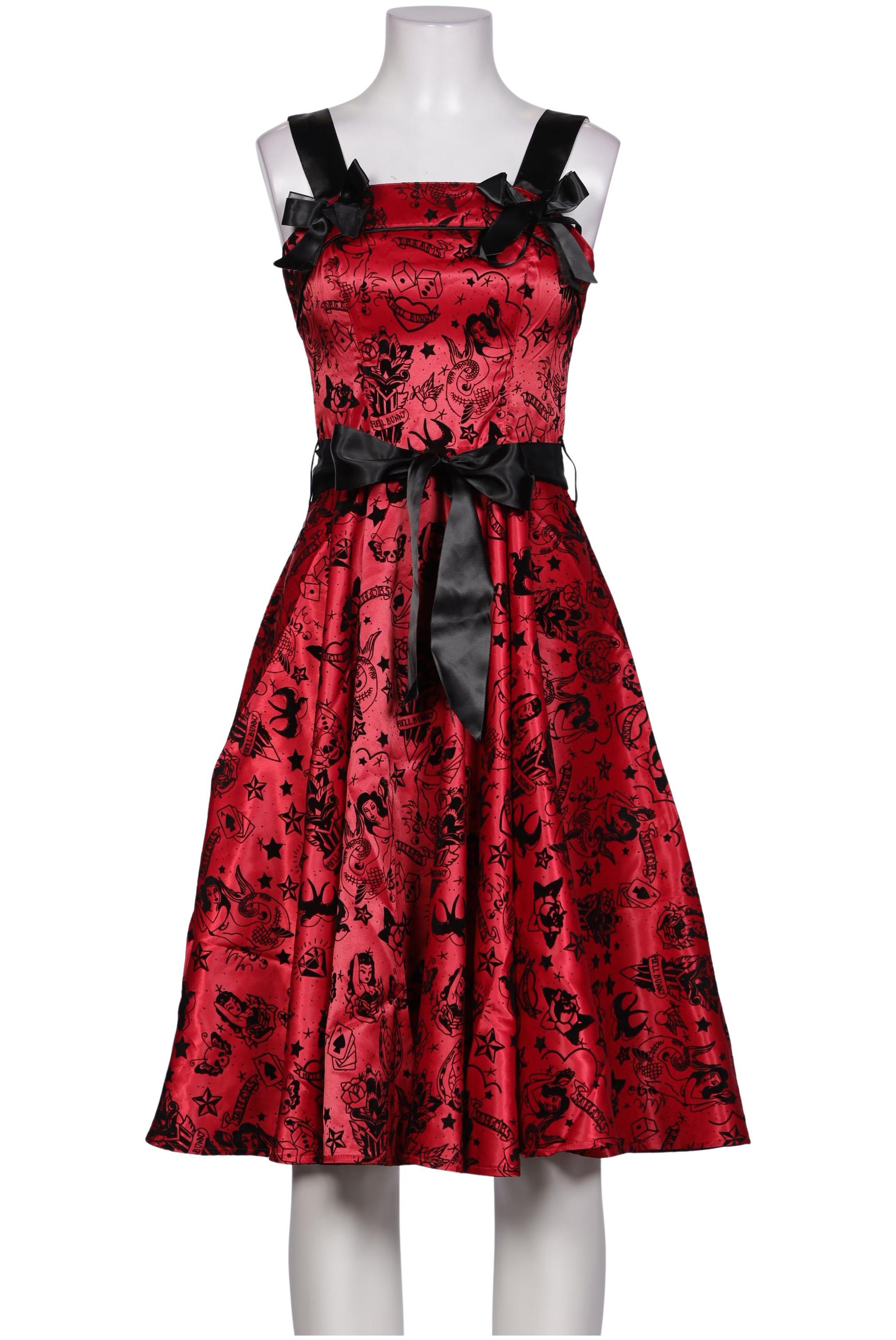

Hell Bunny Damen Kleid, rot, Gr. 34