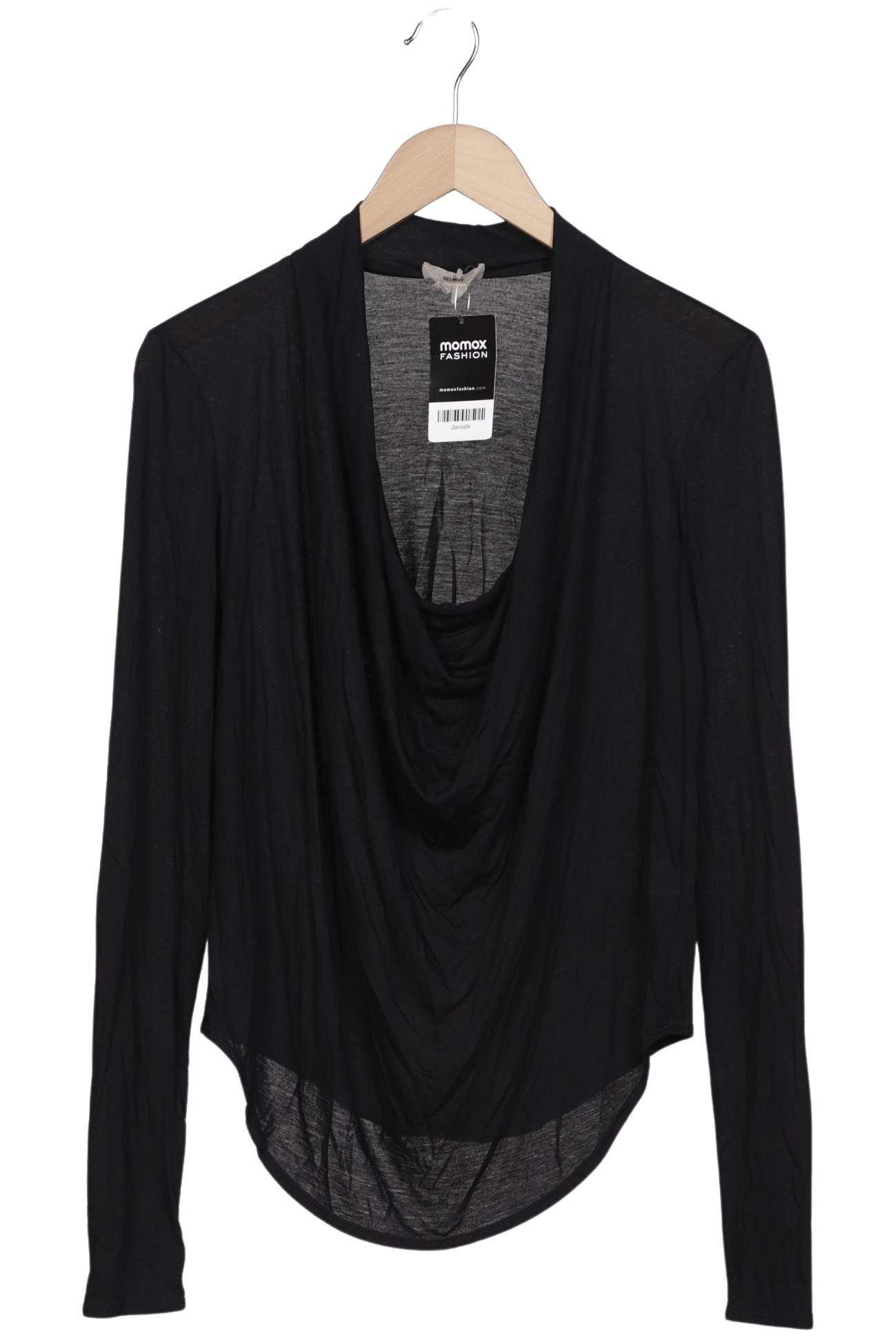 

Helmut Lang Damen Langarmshirt, schwarz, Gr. 42