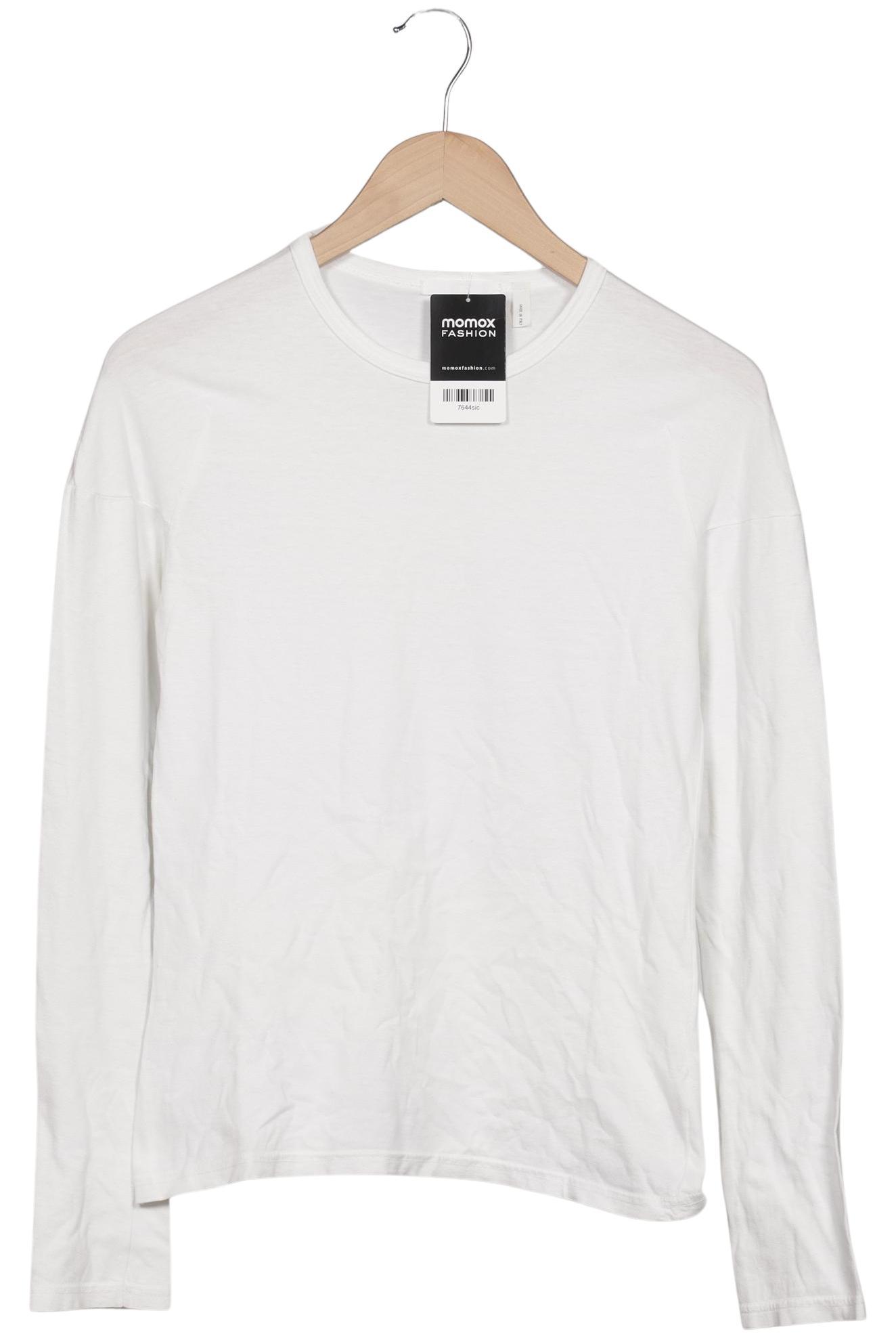 

Helmut Lang Damen Langarmshirt, weiß, Gr. 36