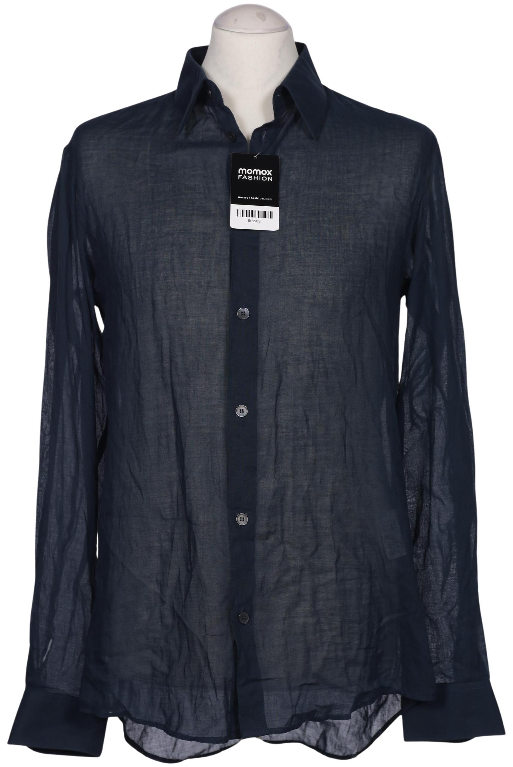 

Helmut Lang Herren Hemd, marineblau, Gr. 48