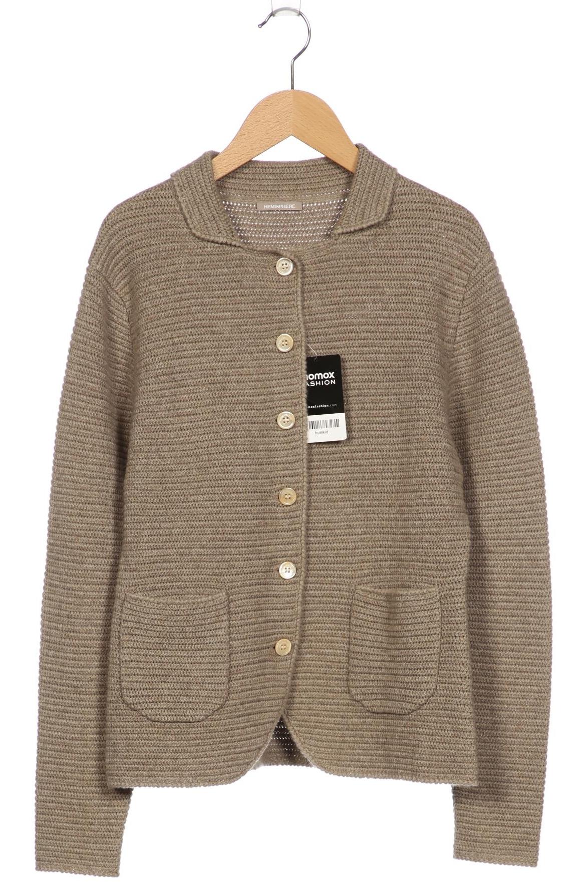 

Hemisphere Damen Strickjacke, braun, Gr. 42