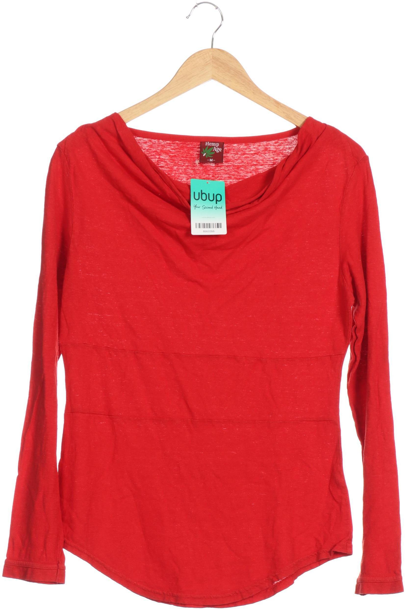 

HempAge Damen Langarmshirt, rot, Gr.